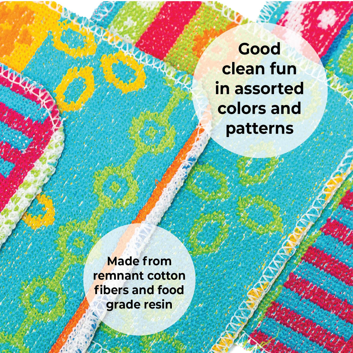 Scrub, 2-pack Reusable, Non-Scratching Dish Scrubber for Kitchen and Household Cleaning, Planet-Friendly, Dishwasher Safe Soft Scrub, Monochromatic Colors (2 Count)