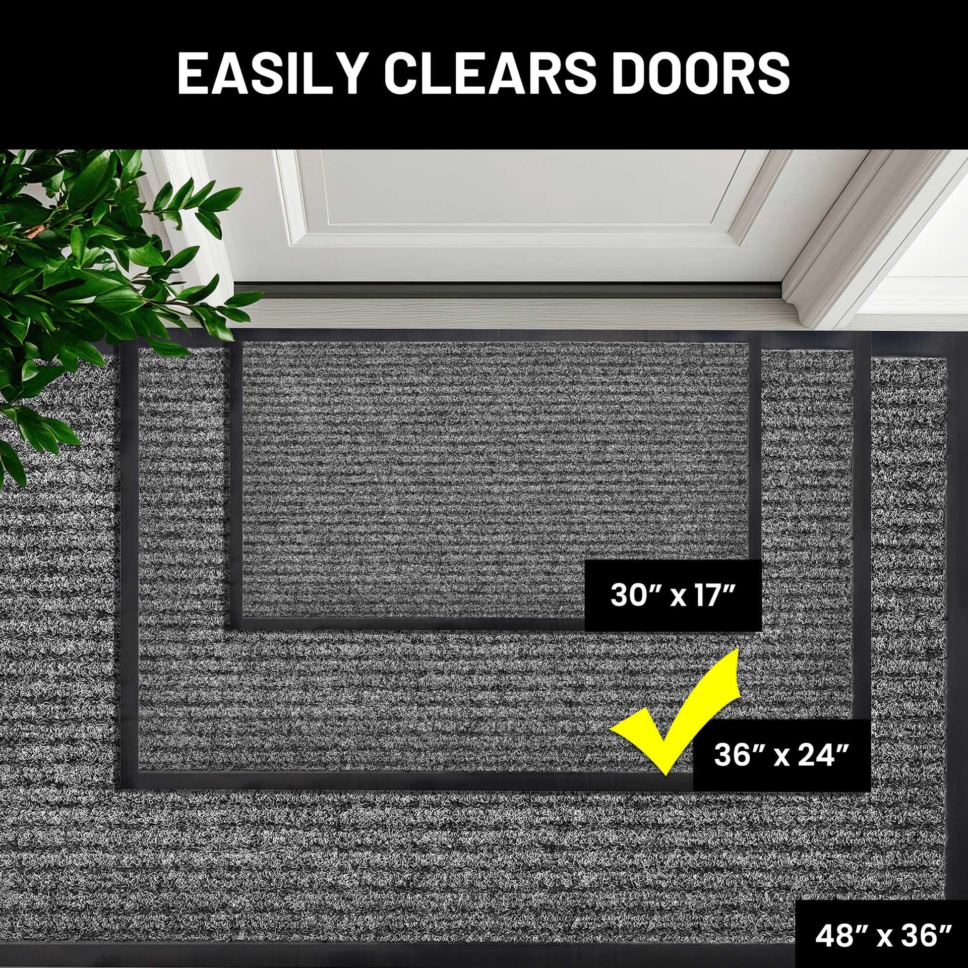Front Door Mat (2 Count)