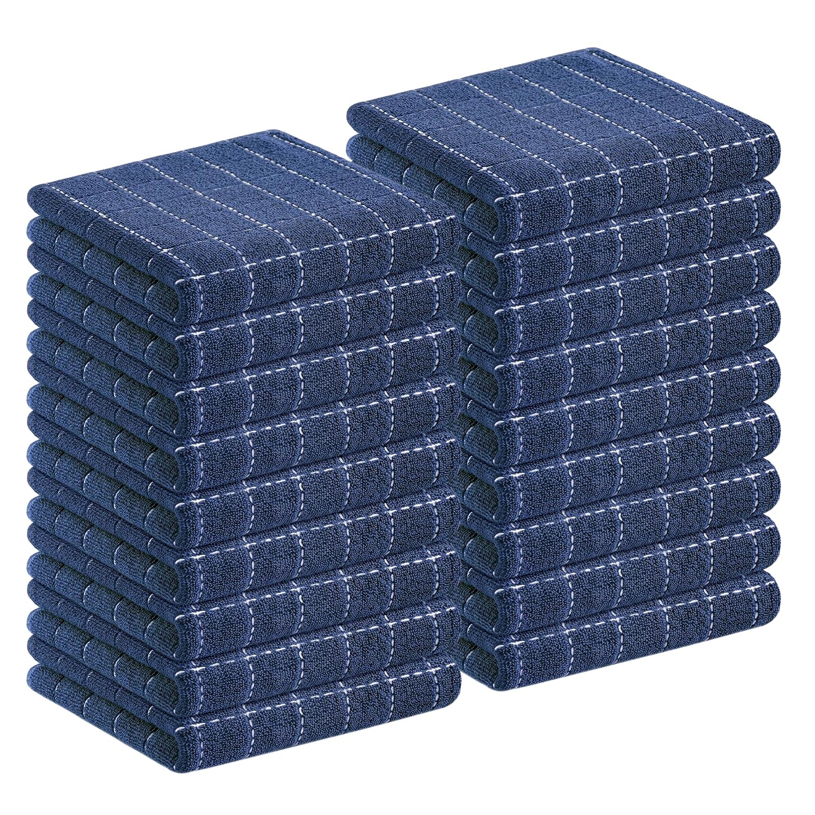 100% Cotton Terry Kitchen Towels (18 Count)