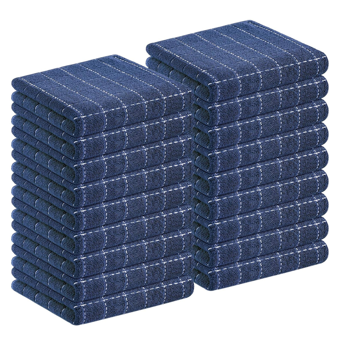 100% Cotton Terry Kitchen Towels (18 Count)