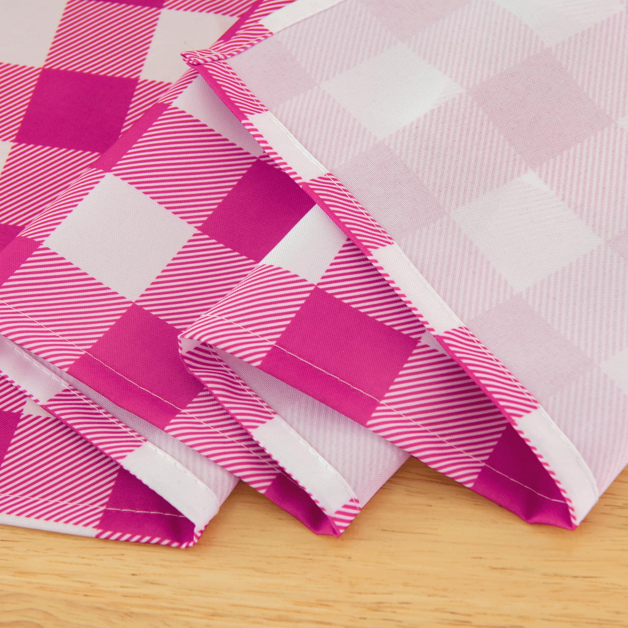 Classic Gingham Buffalo Tablecloth Fabric