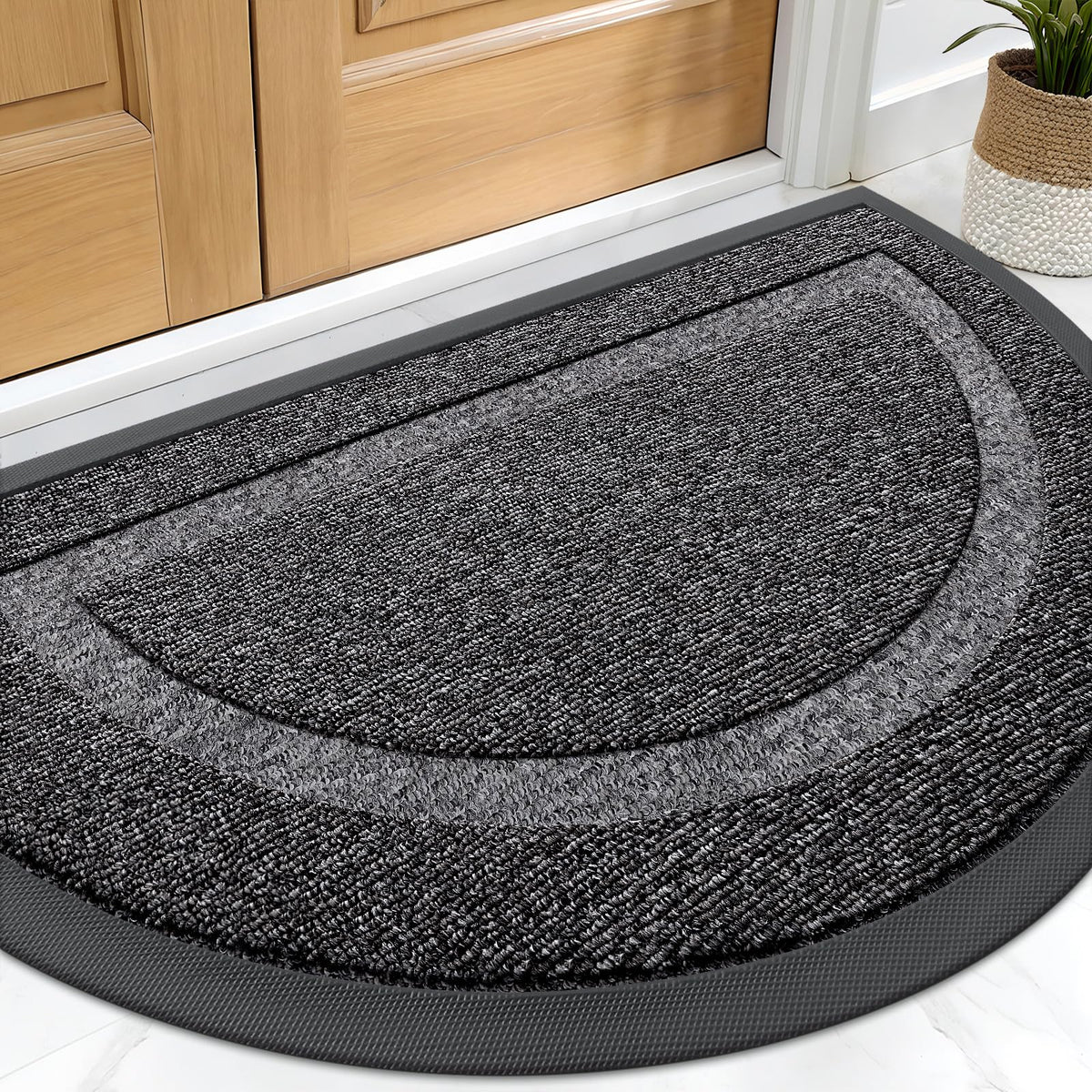 Half Circle Front Door Mat Outside 33x21 All