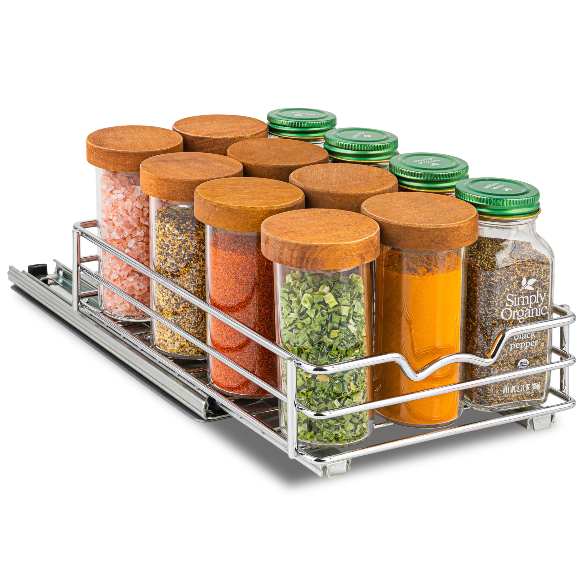 Pull Out Cabinet Organizer for Spices