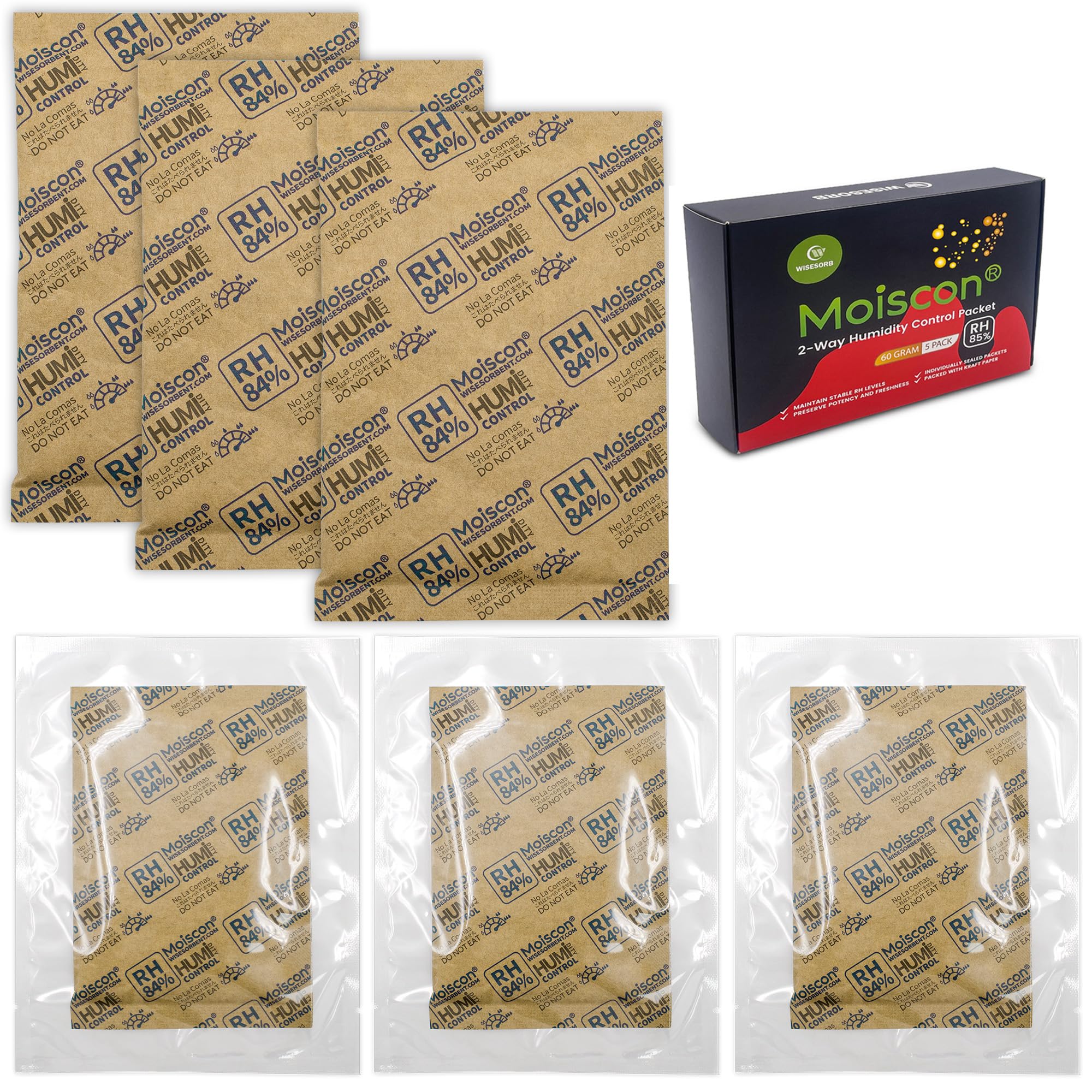 85% Two Way Humidity Control Packs (5 Count)
