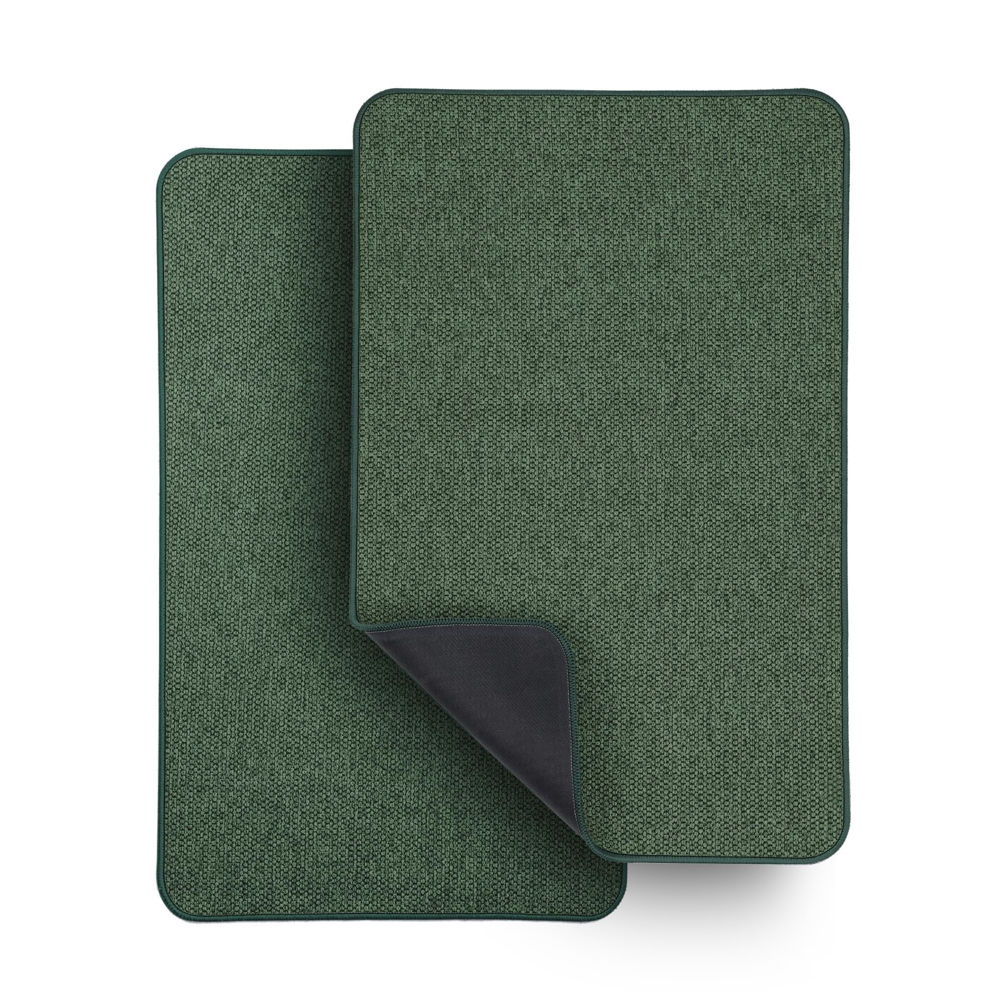 Bath Mat Ultra Thin Bathroom Rugs (2 Count)