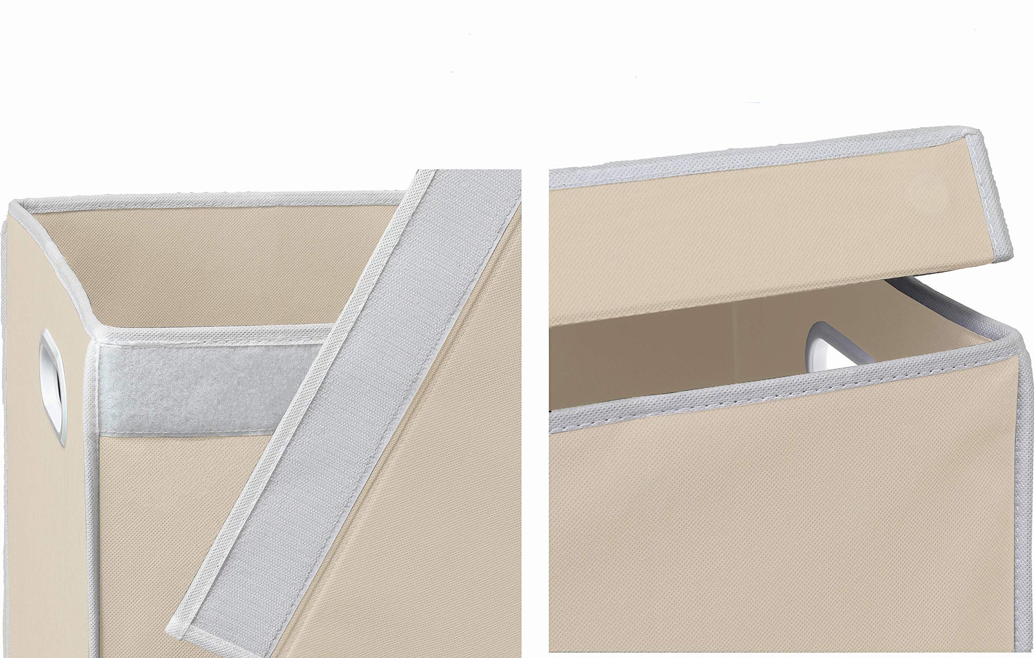 Double Laundry Hamper with Lid & Removable Bags