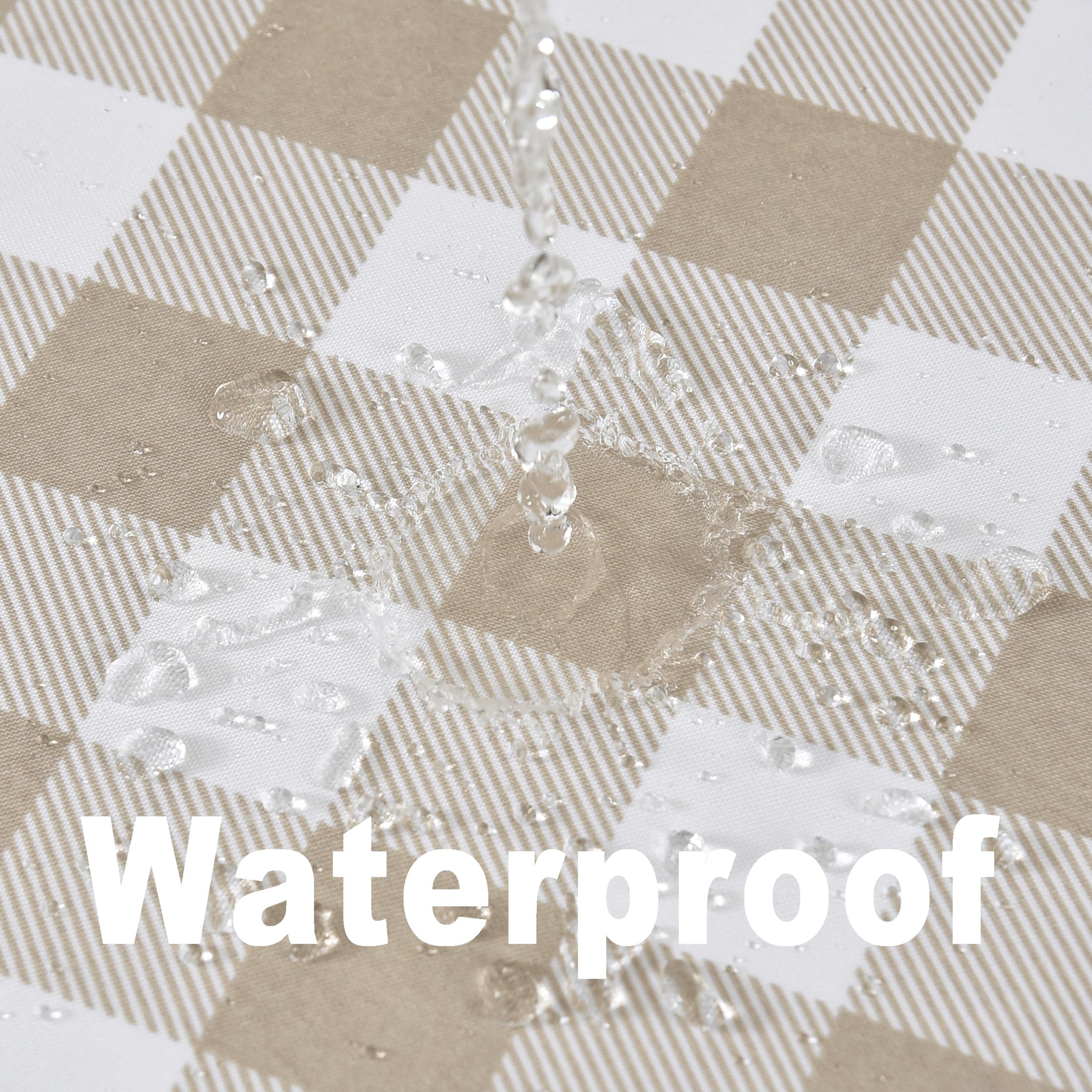 Waterproof Plaid Tablecloth Fabric