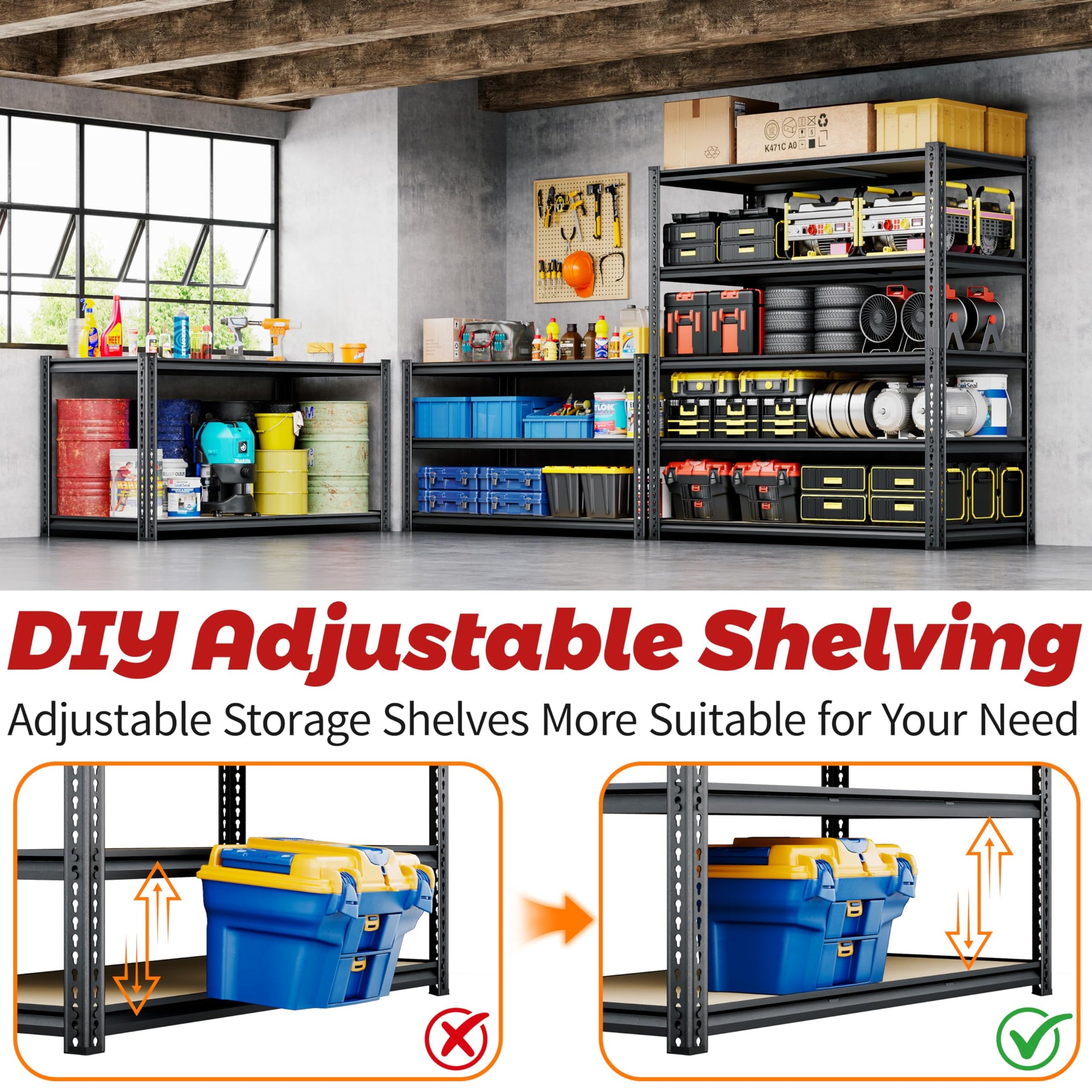 Storage Shelves (2 Count)