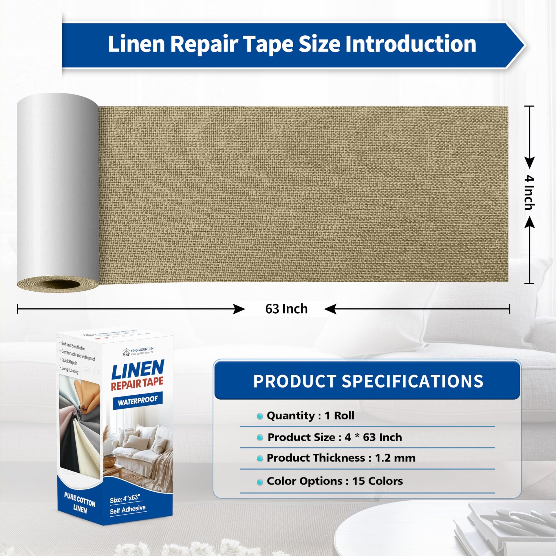 Linen Repair Patches