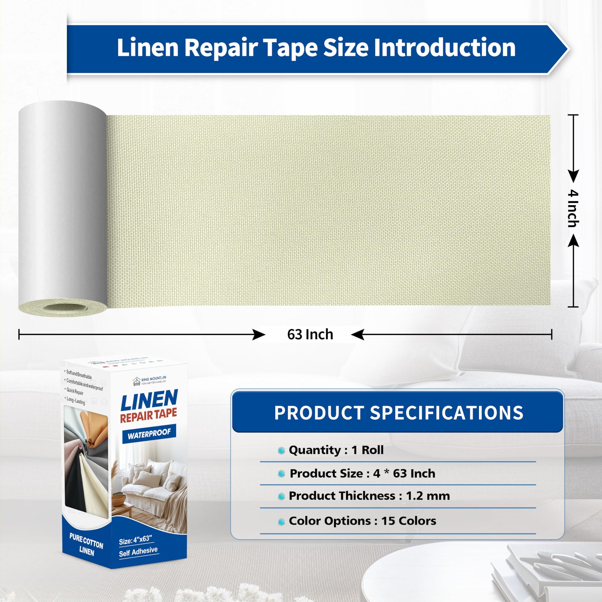 Linen Repair Patches