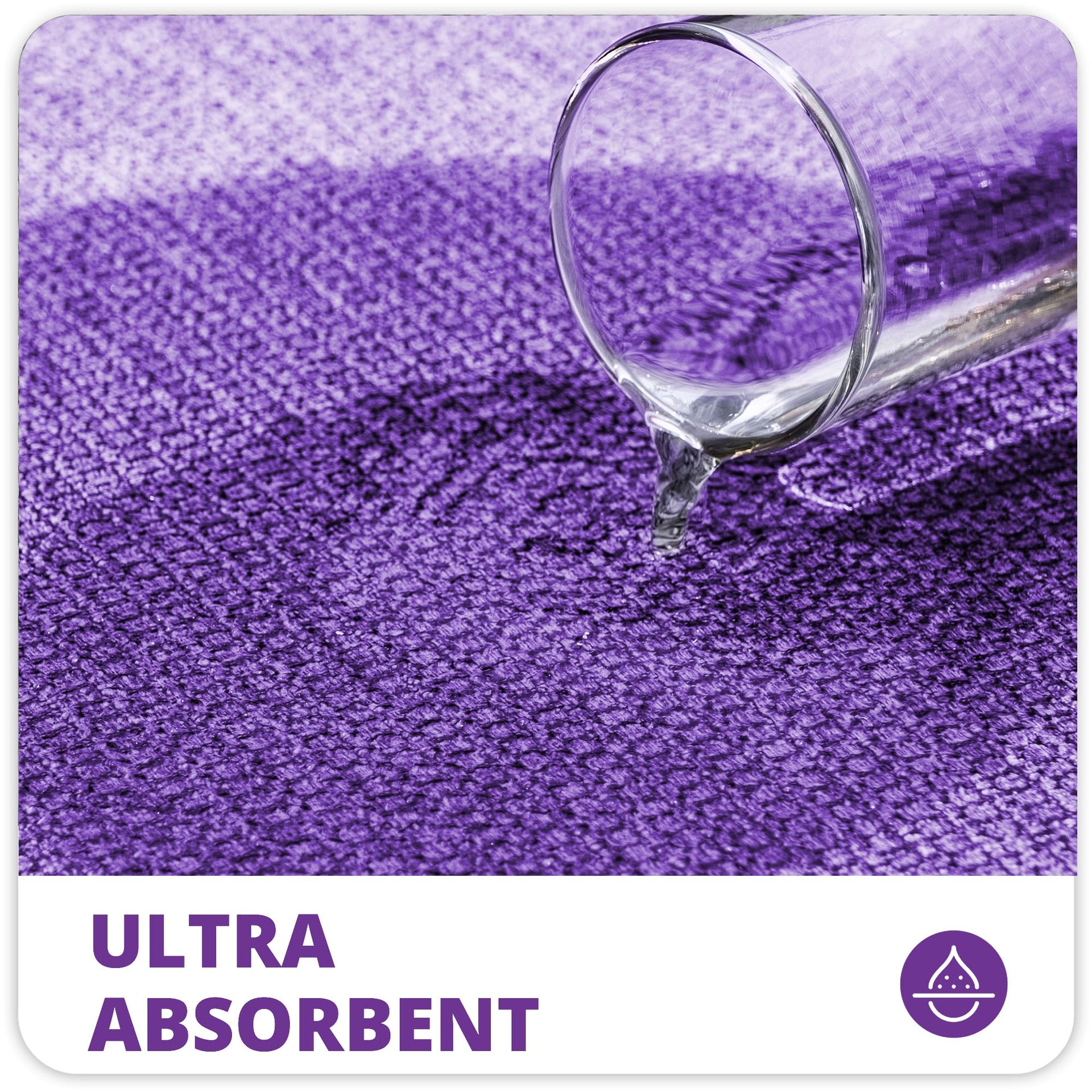 Bath Mat Ultra Thin Bathroom Runner Rugs (12 Sq Ft)