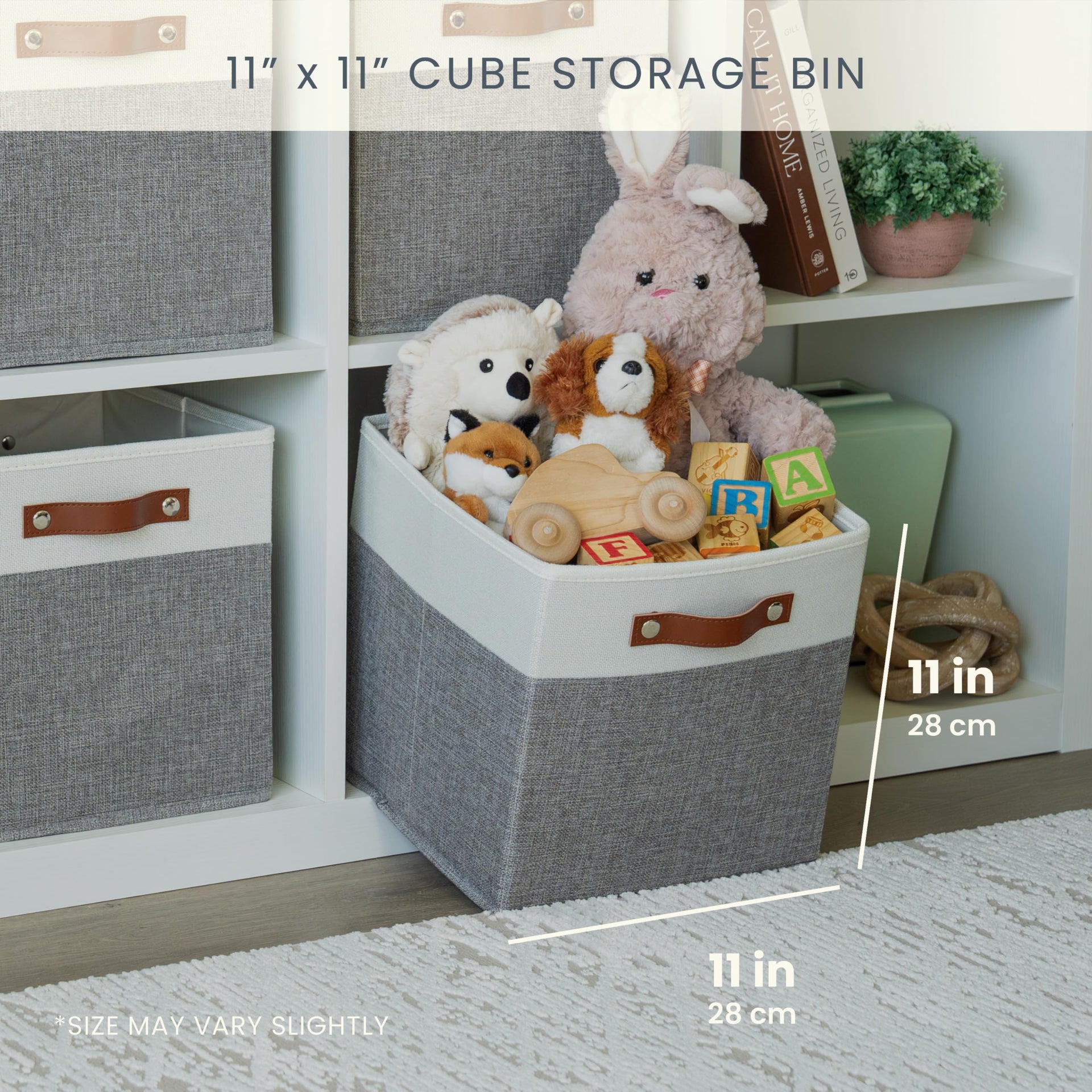 11x11 Cube Storage Bins (4 Count)