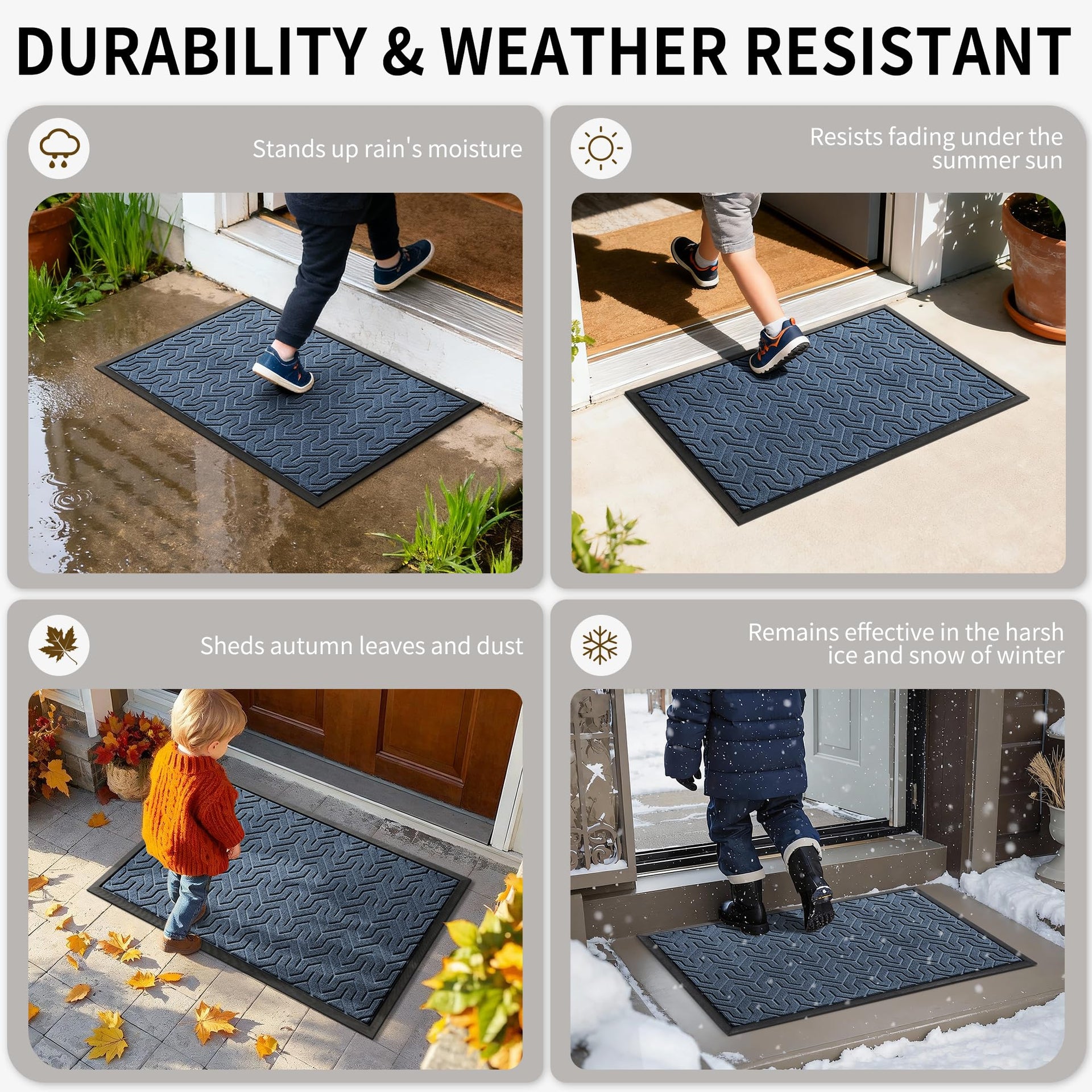 Extra Large Door Mat Outside Entrance 60x36