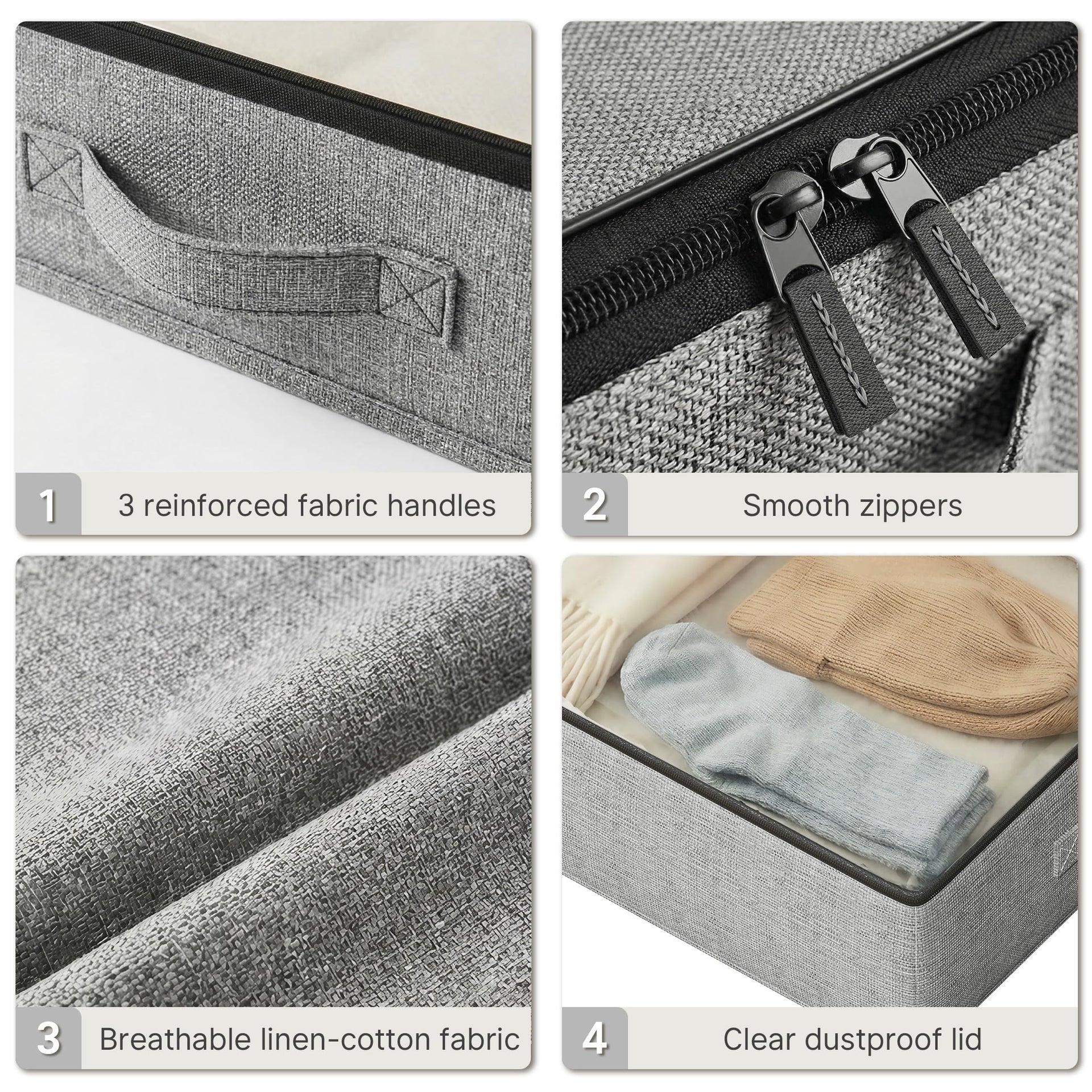 2 Pack Under Bed Storage Containers (2 Count)