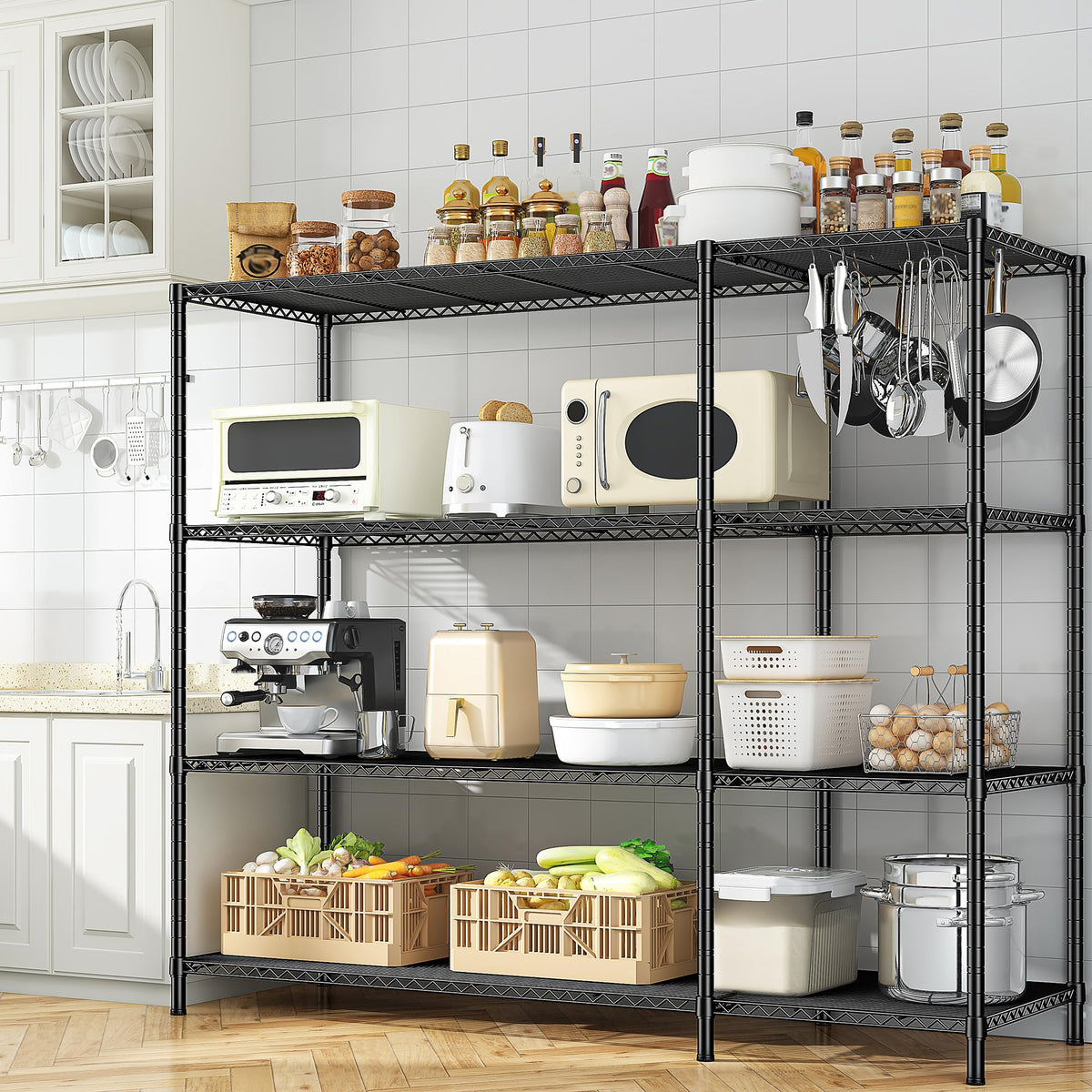52.4W Wire Shelving Rack (2 Count)