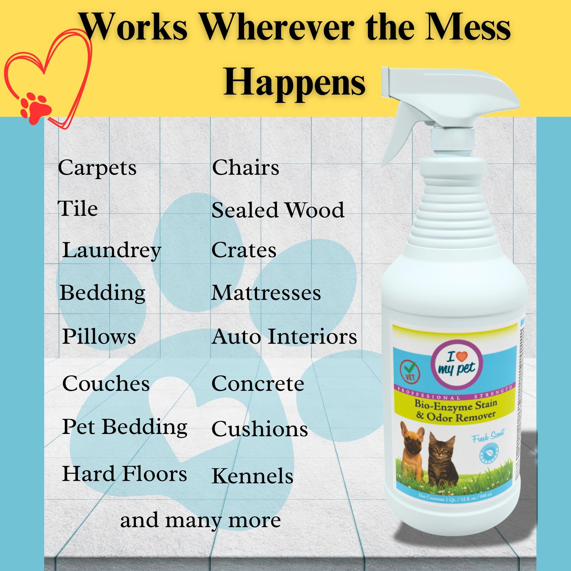I Love My Pet Bio (32 Fl Oz)