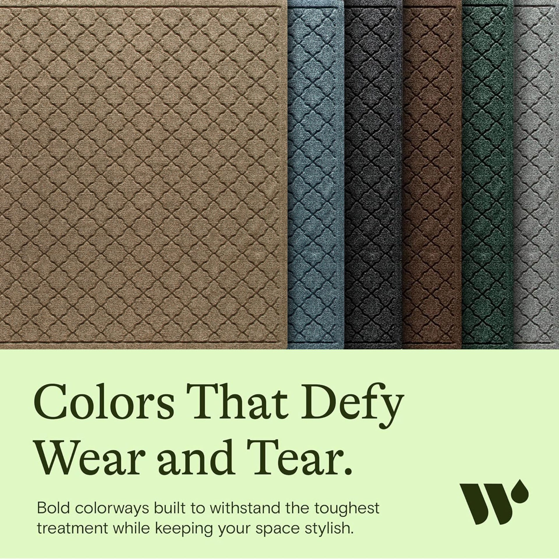 Cordova Front Door Mat Indoor Outdoor Entrance