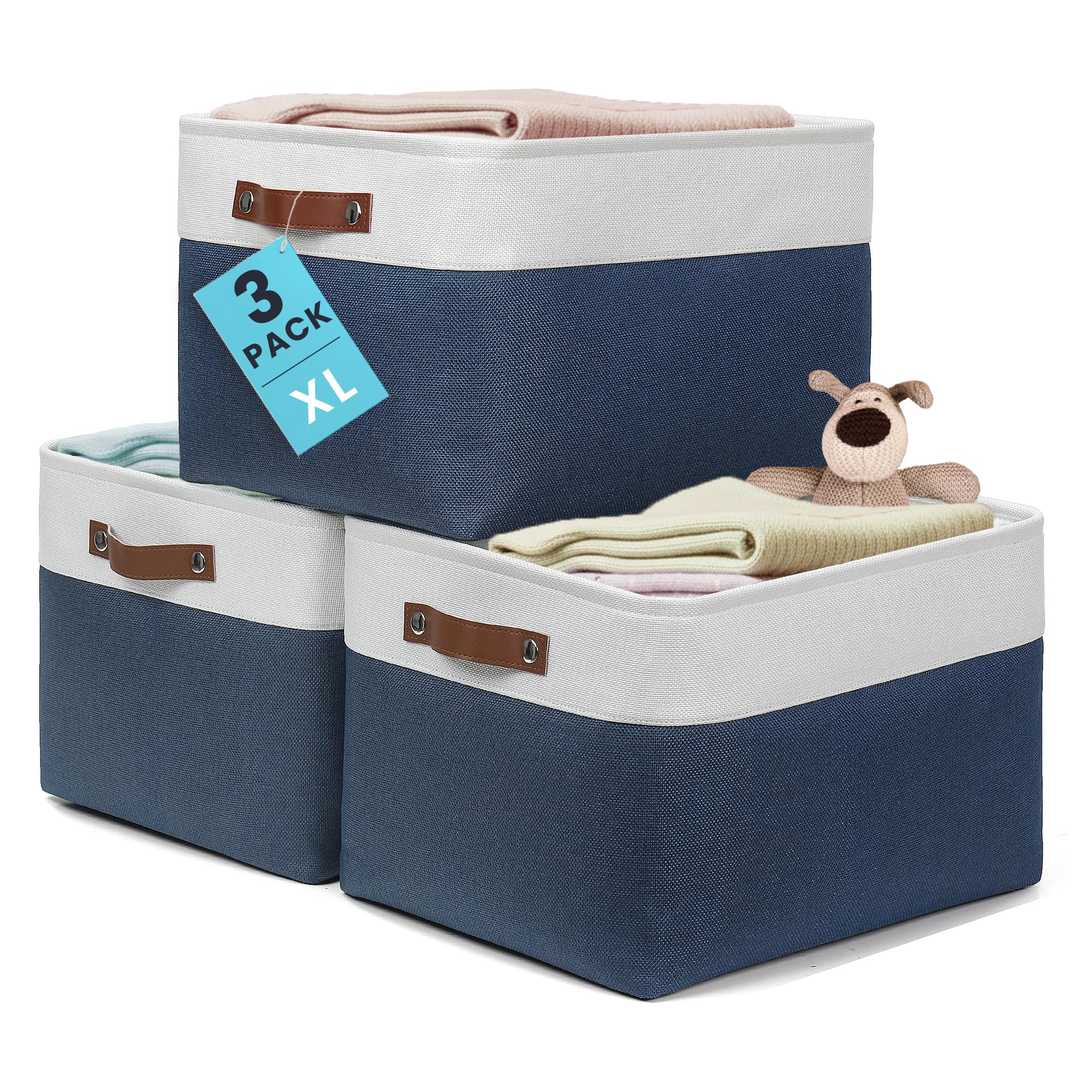 16x12.5in Storage Baskets (3 Count)