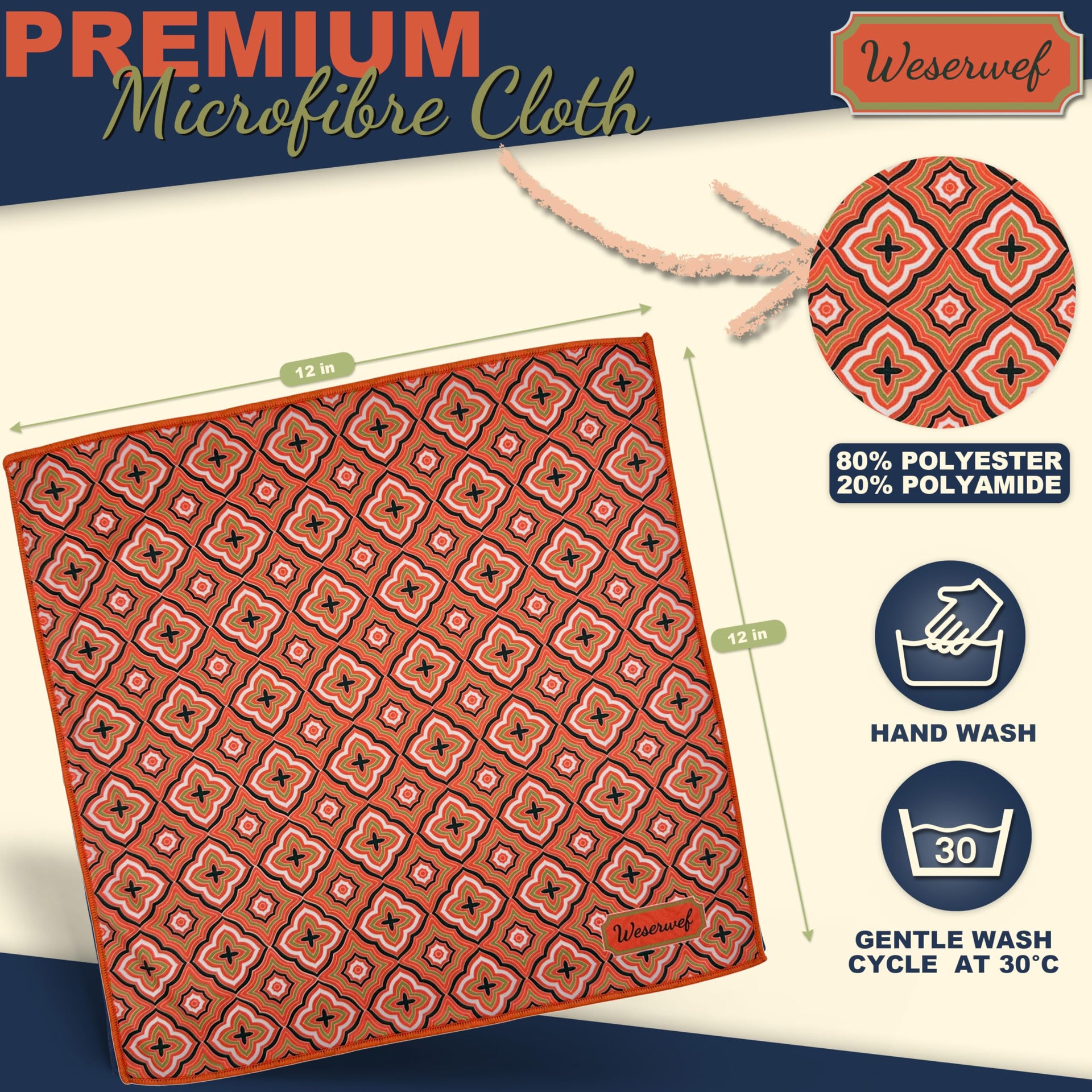 Design Microfiber Glasses Cleaning Cloth