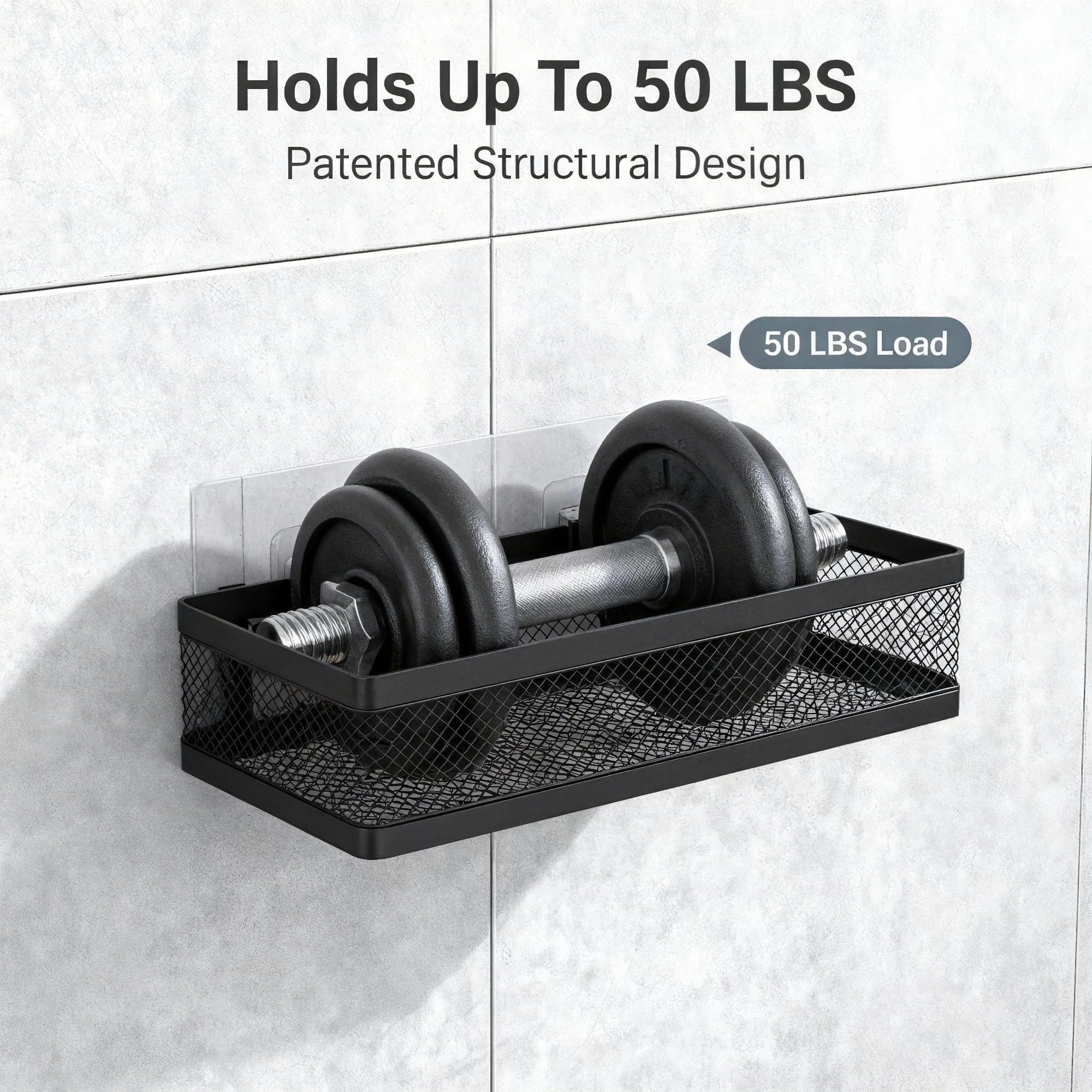 Mesh Shower Caddy Wall Mount (2 Count)