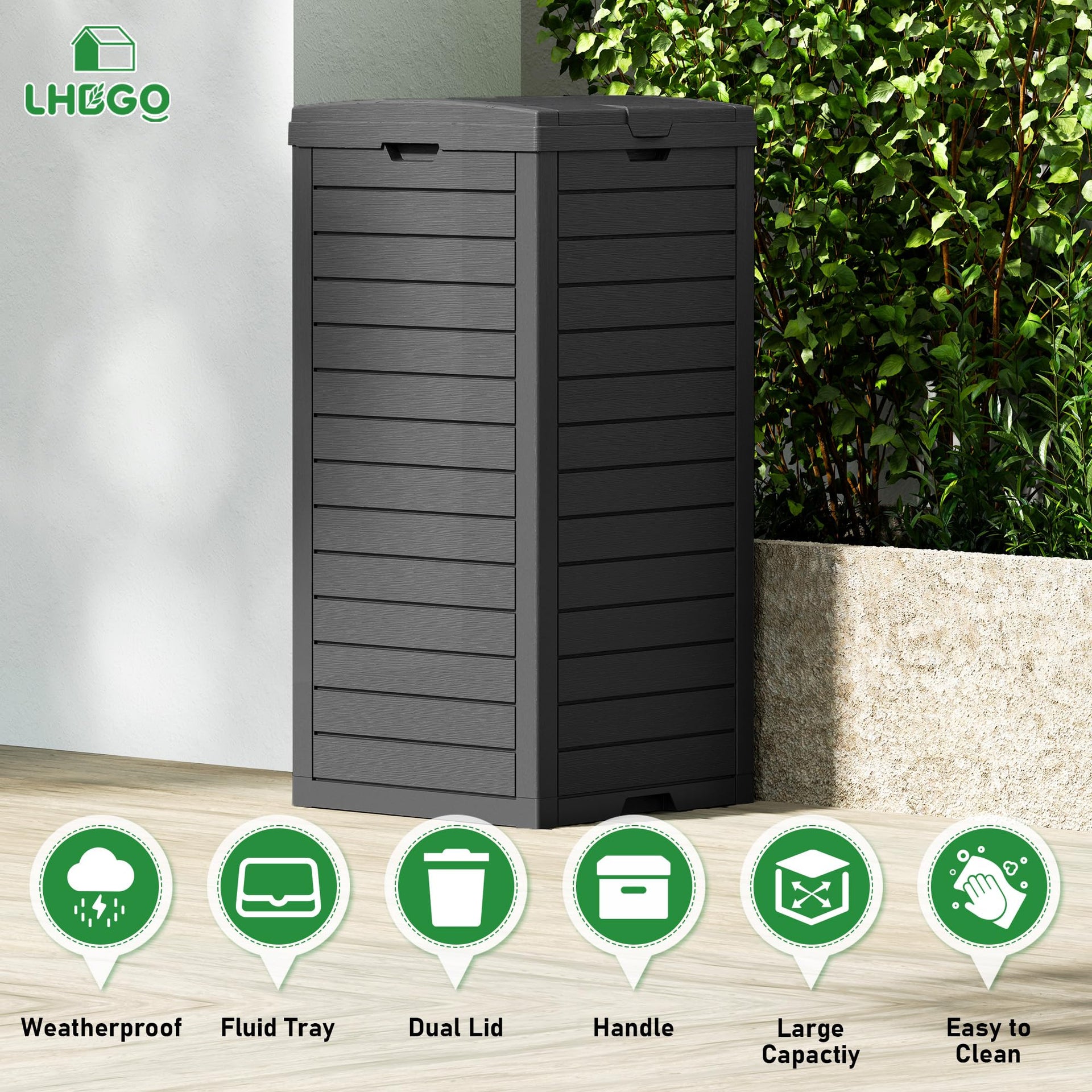 Outdoor Trash Can