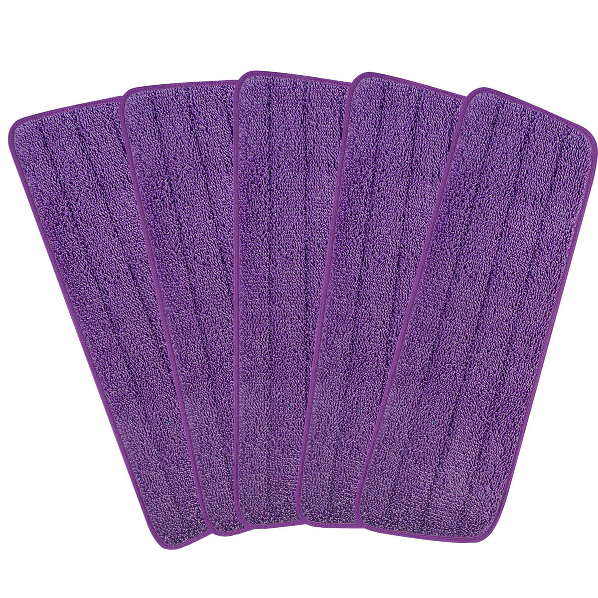 16.5 inch Reusable Mop Pads Microfiber Spray Mop Replacement Heads for Wet (5 Count)