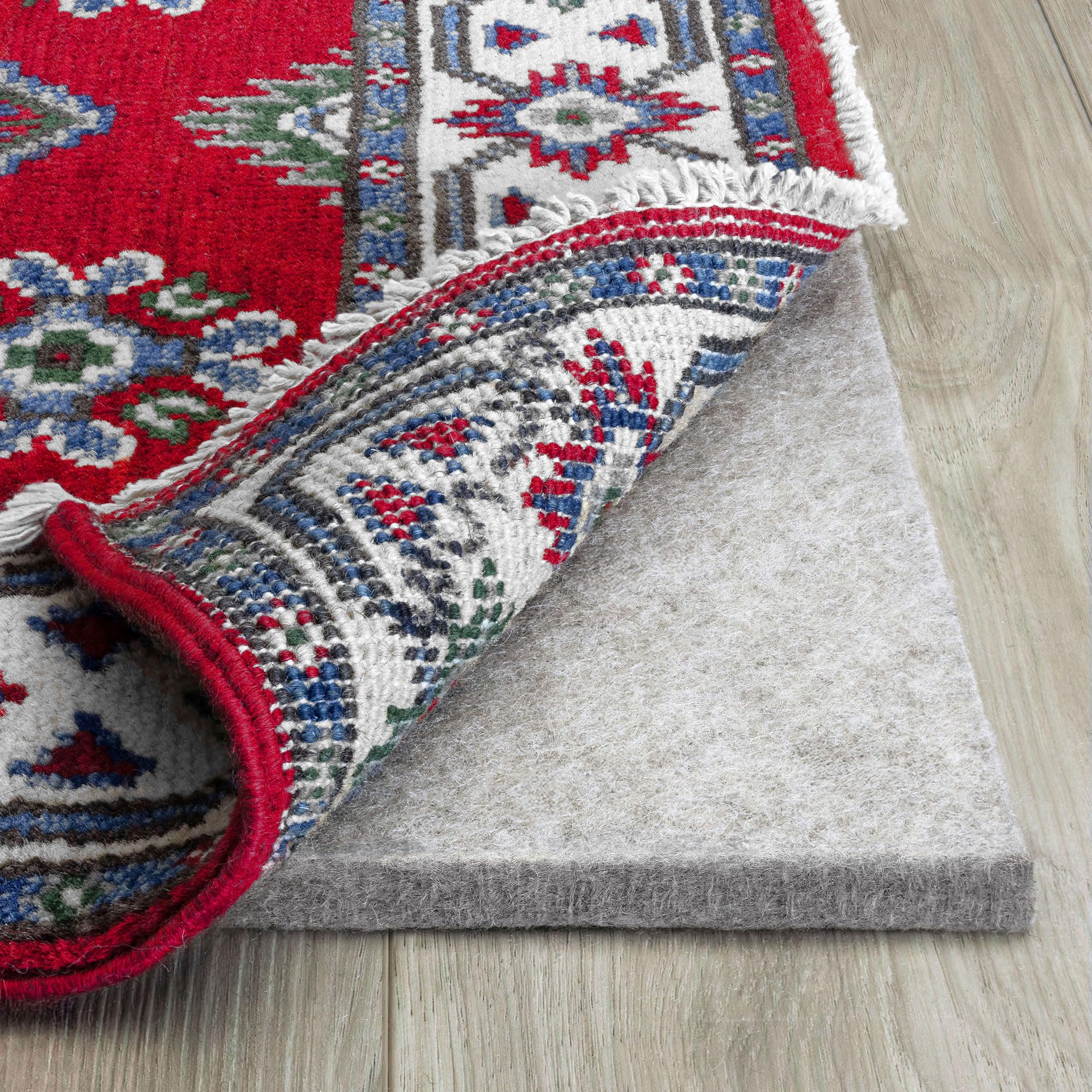 Eco-Plush - 9'x12' - 1/2" Thick - 100% Felt - Luxurious Cushioned Rug Pad - Available in 3 Thicknesses, Many Custom Sizes (108 Sq Ft)