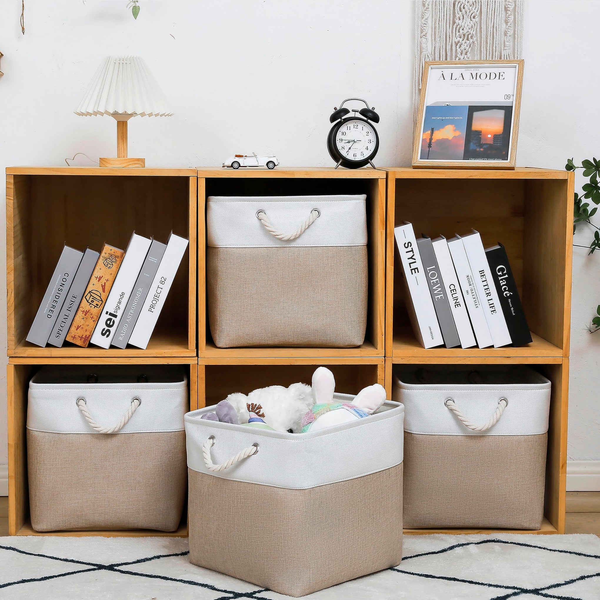13 x 13 Inch Cube Storage Bins (4 Count)