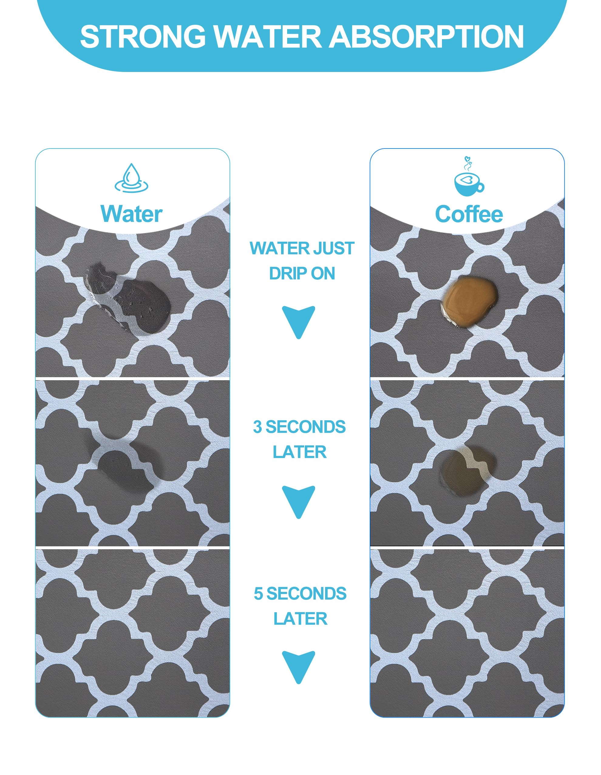 Dish Drying Mat for Kitchen Counter