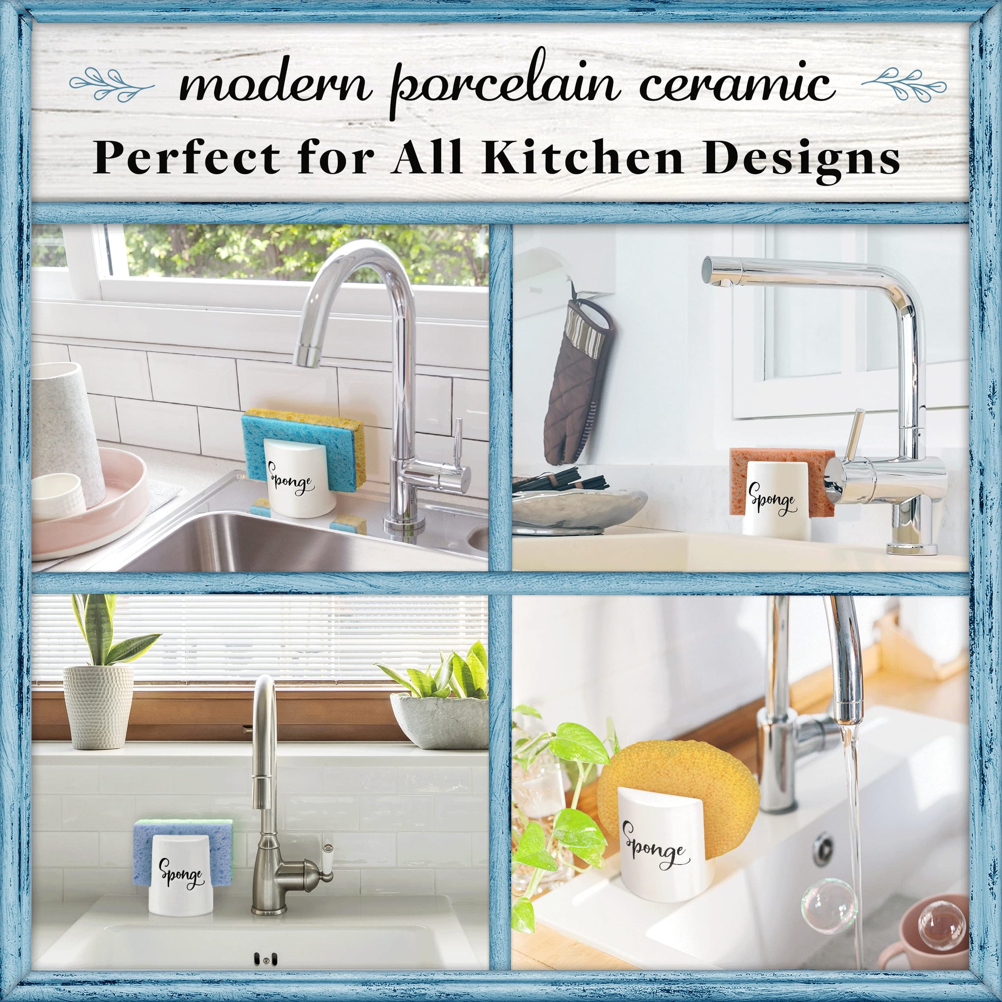 Sponge Holder for Kitchen Sink