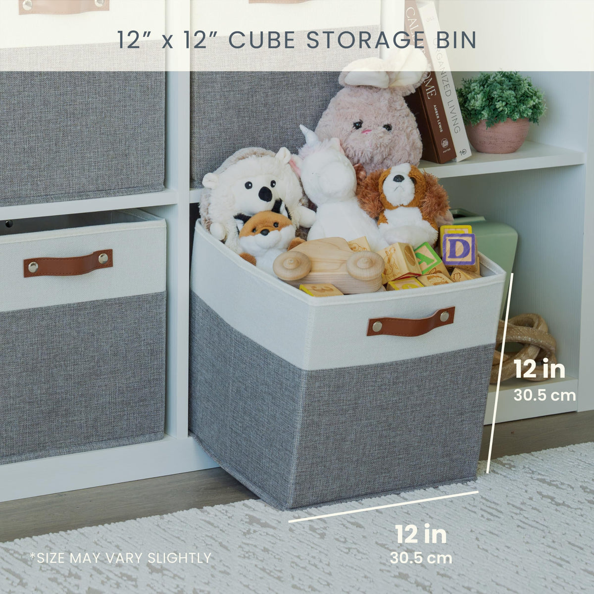 12x12 Cube Storage Bins (4 Count)