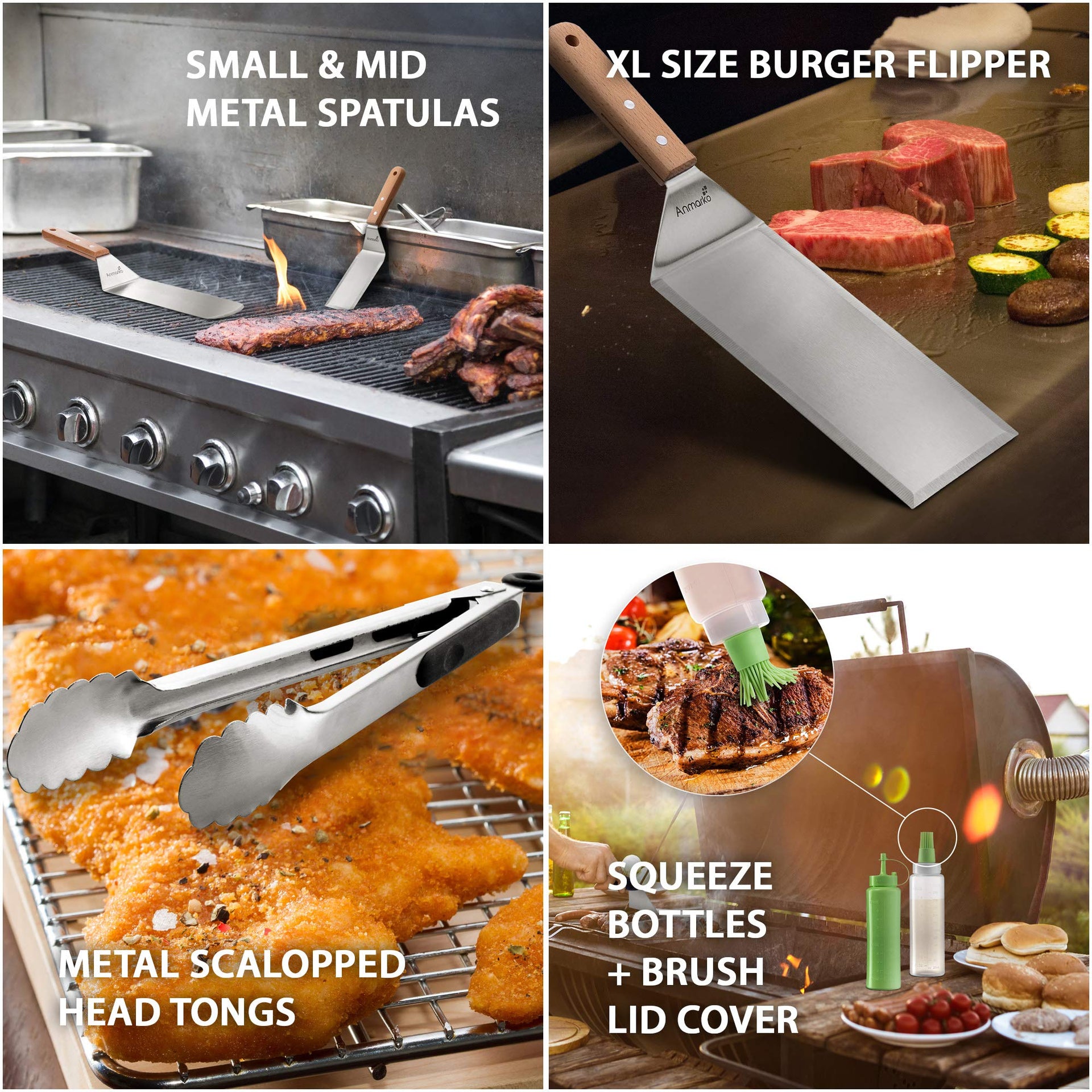 Metal Spatula Set of 6 (10 Count)