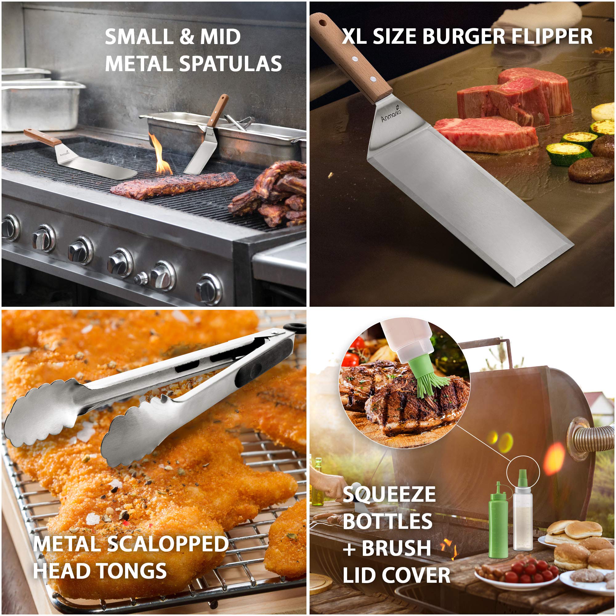 Metal Spatula Set of 6 (10 Count)