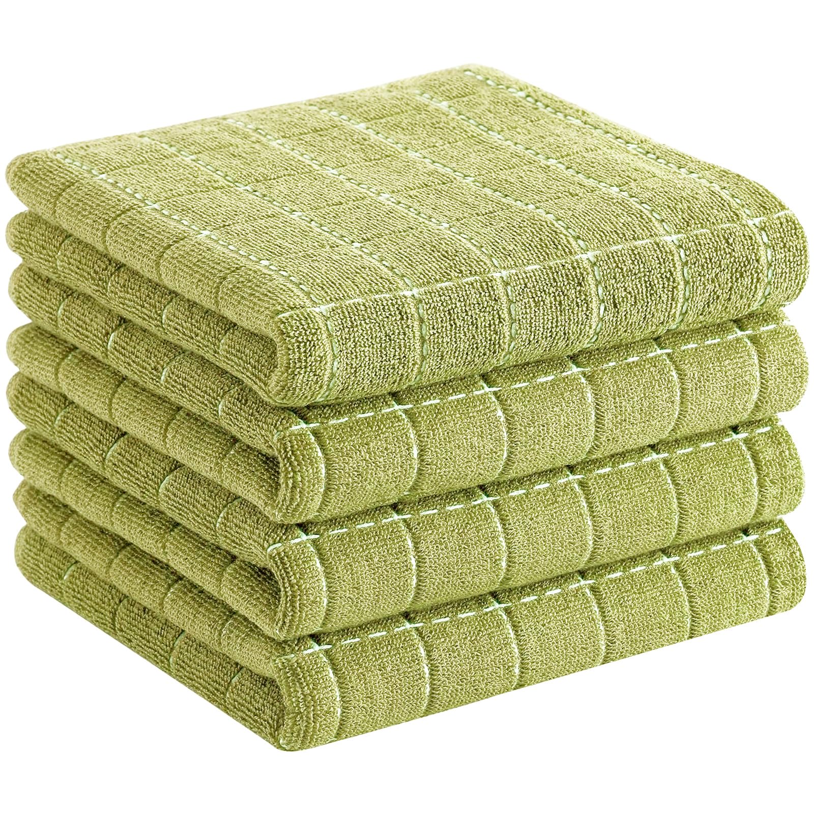 100% Cotton Terry Kitchen Towels (4 Count)