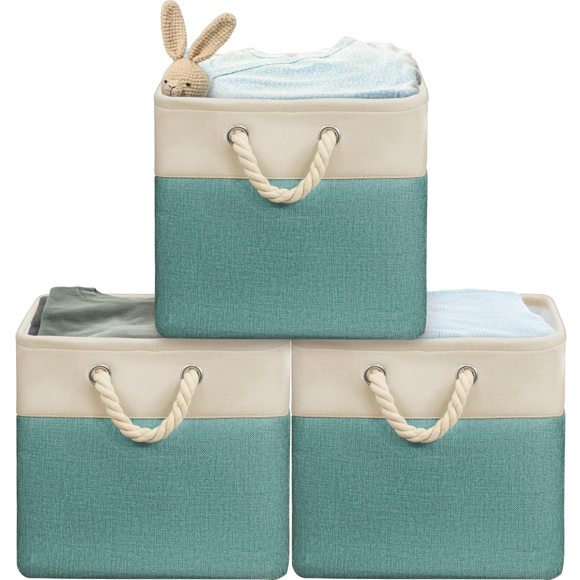 13" x 13" Large Fabric Storage Cubes (3 Count)