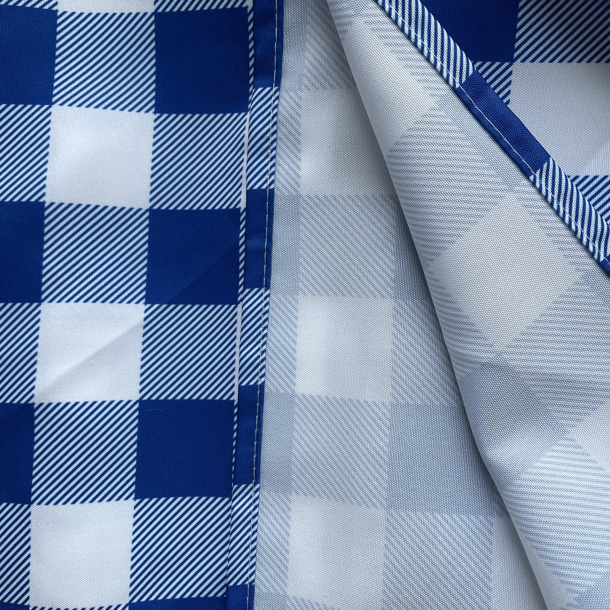 Waterproof Checkered Tablecloth Fabric