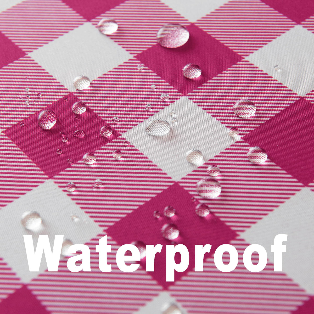 Waterproof Checkered Tablecloth Runner Fabric