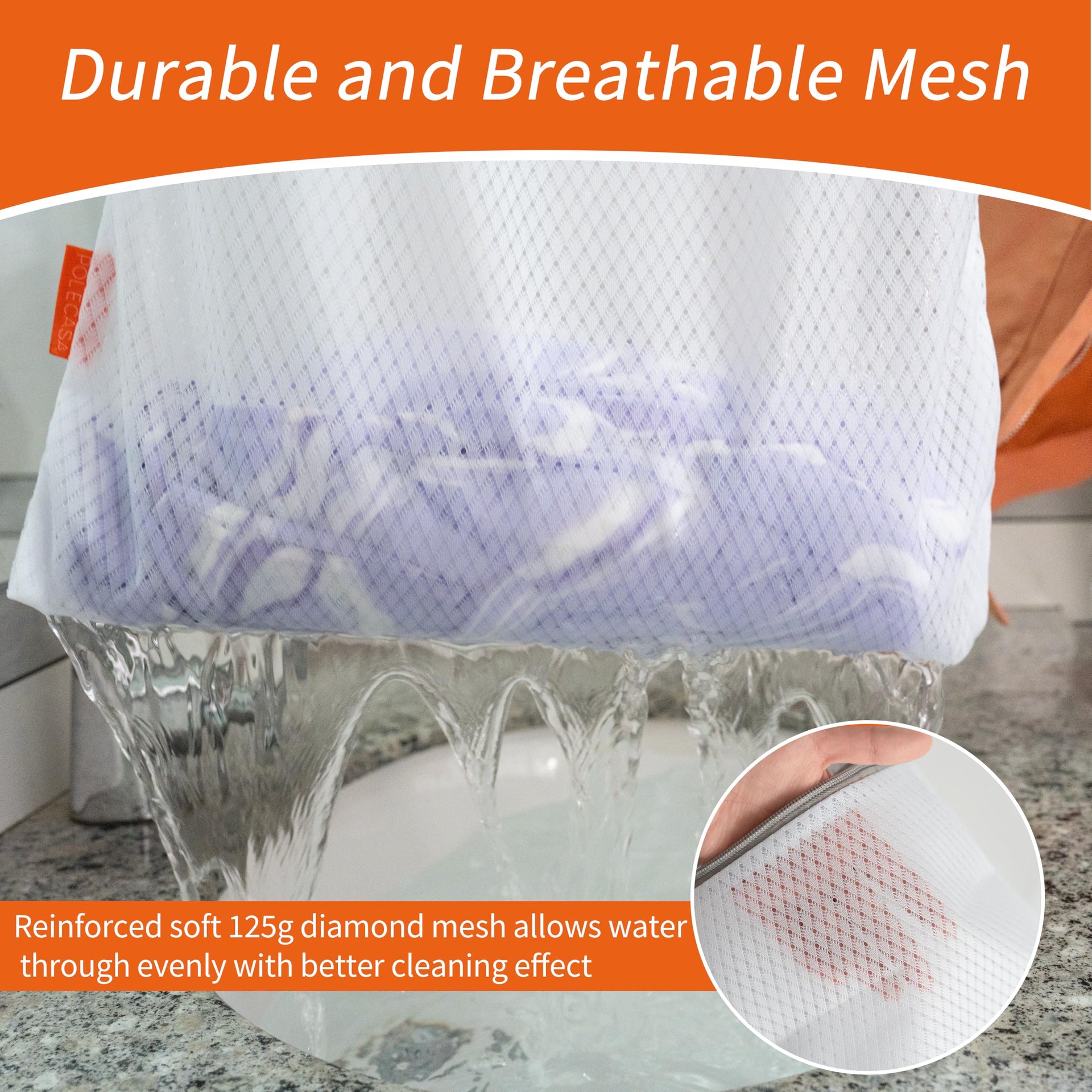 Diamond Mesh Laundry Bags 3 Pack (3 Count)