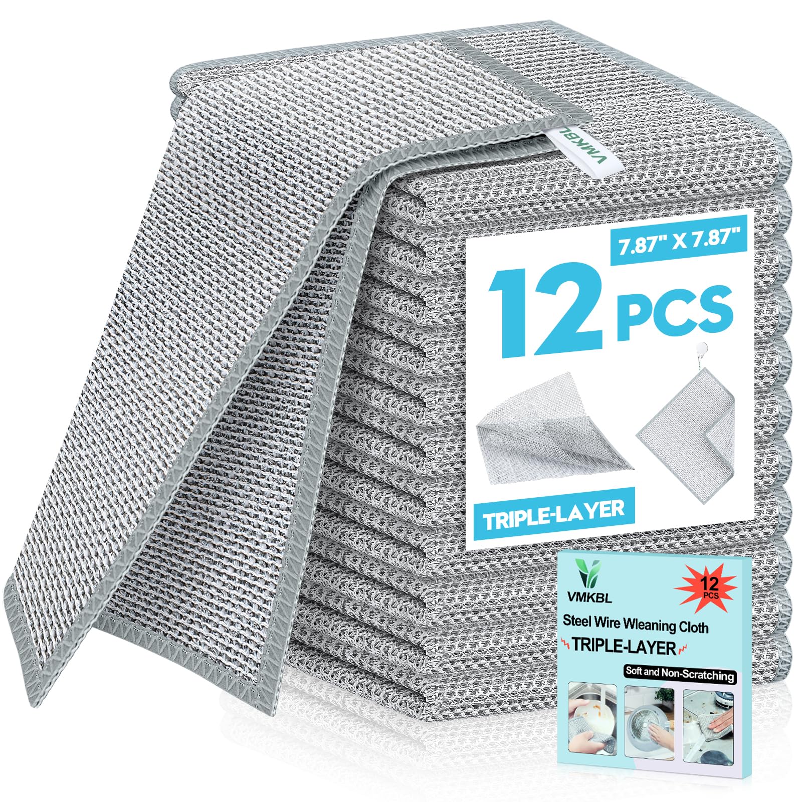 Wire Dishcloths (12 Count)