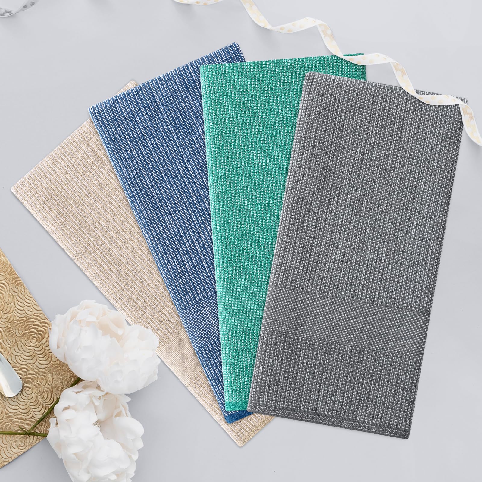 380 GSM Cotton Premium Kitchen Towels 6 Pack (6 Count)