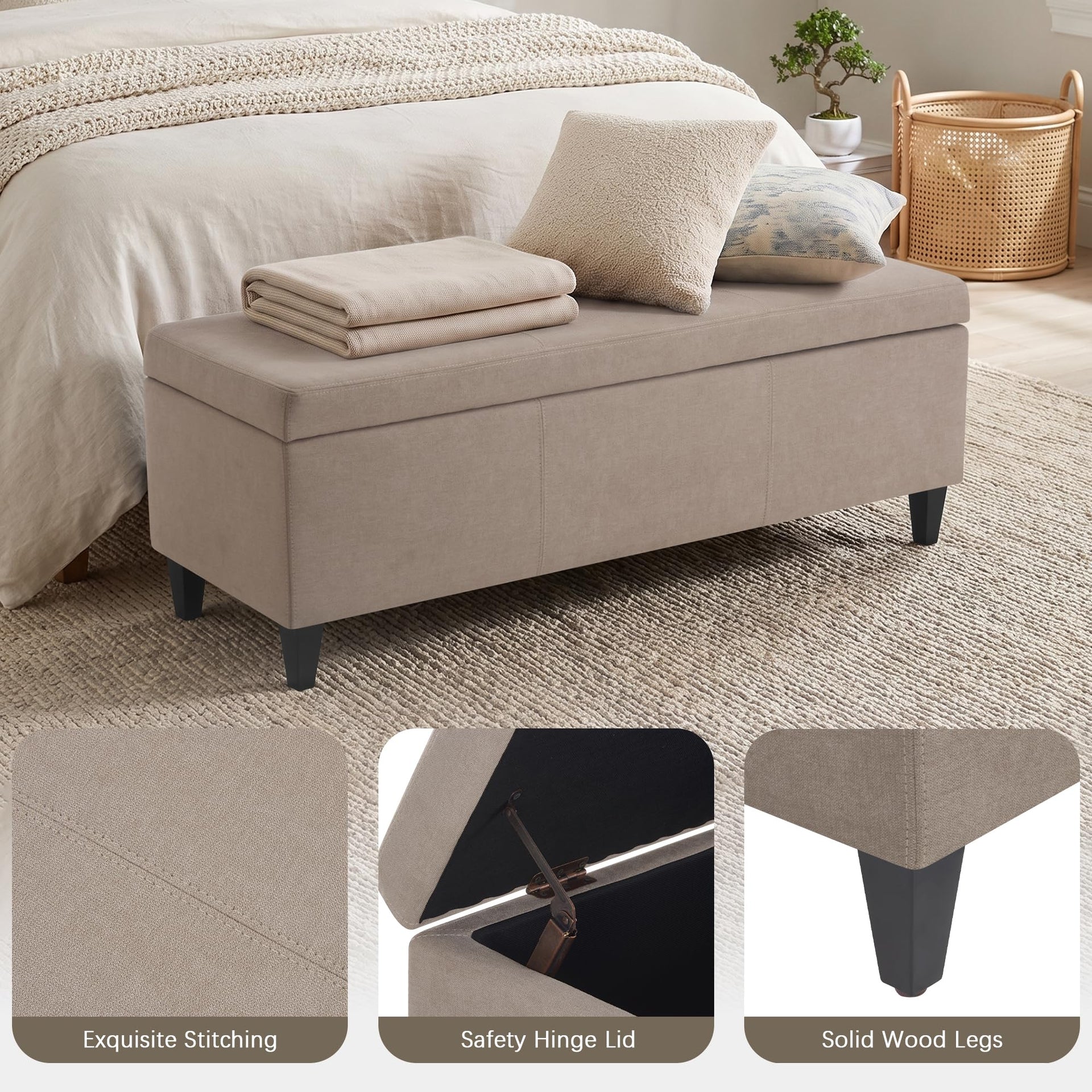 Storage Ottoman Bench