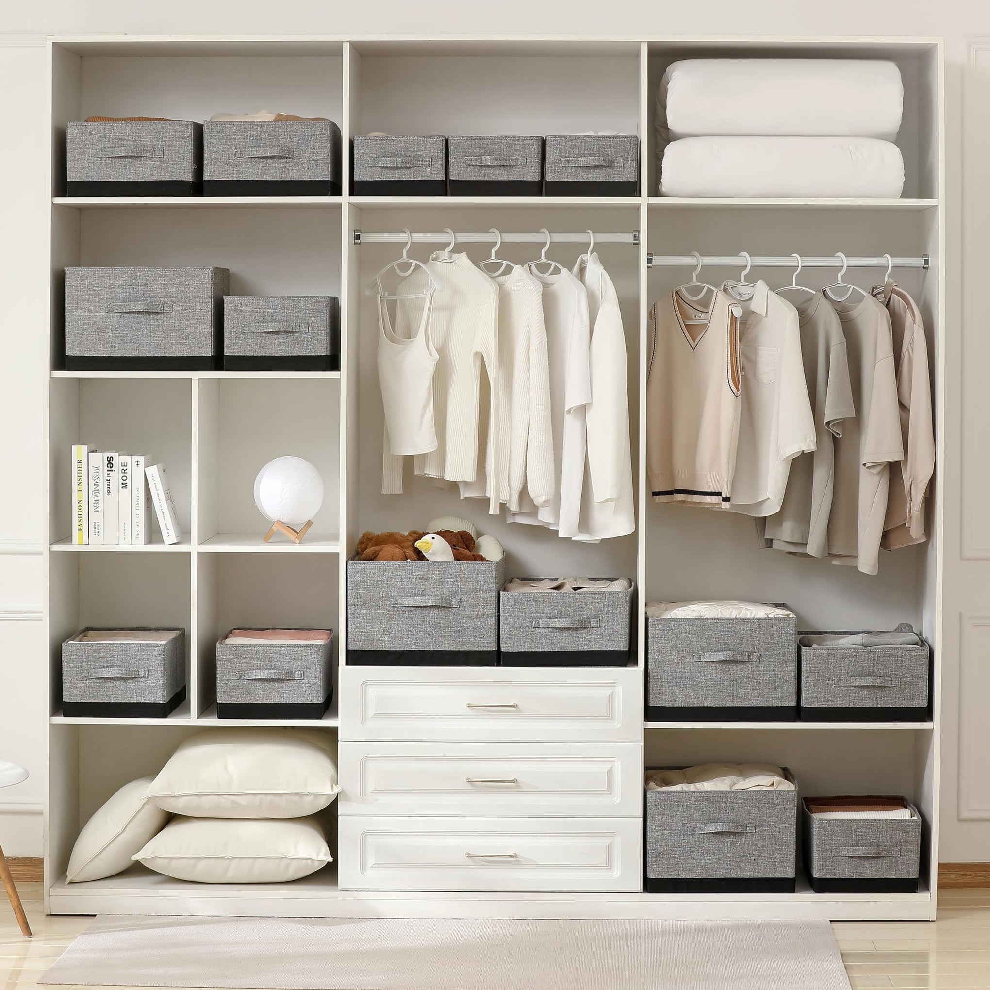 linen closet organizers and storage