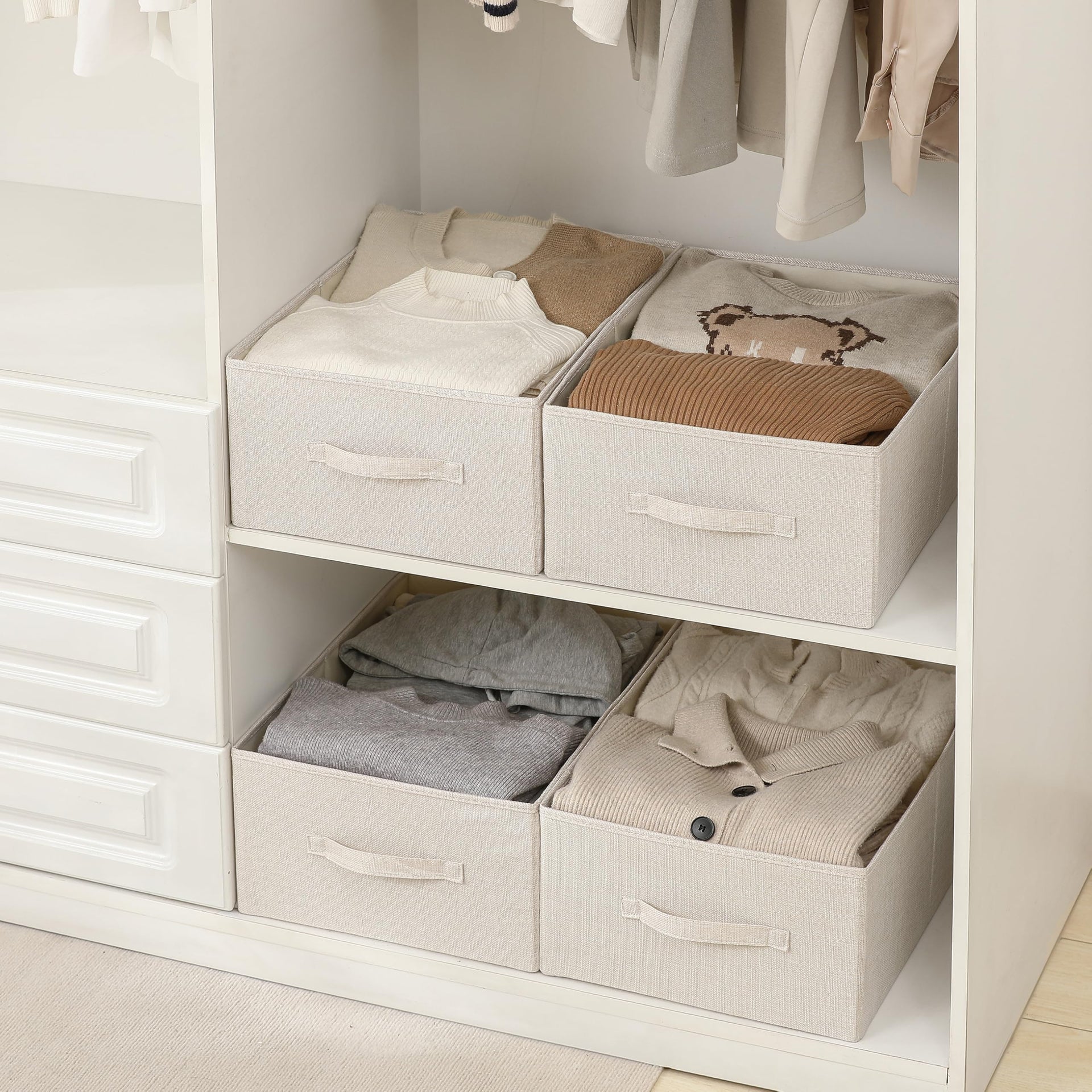 Linen Folding Storage Bins