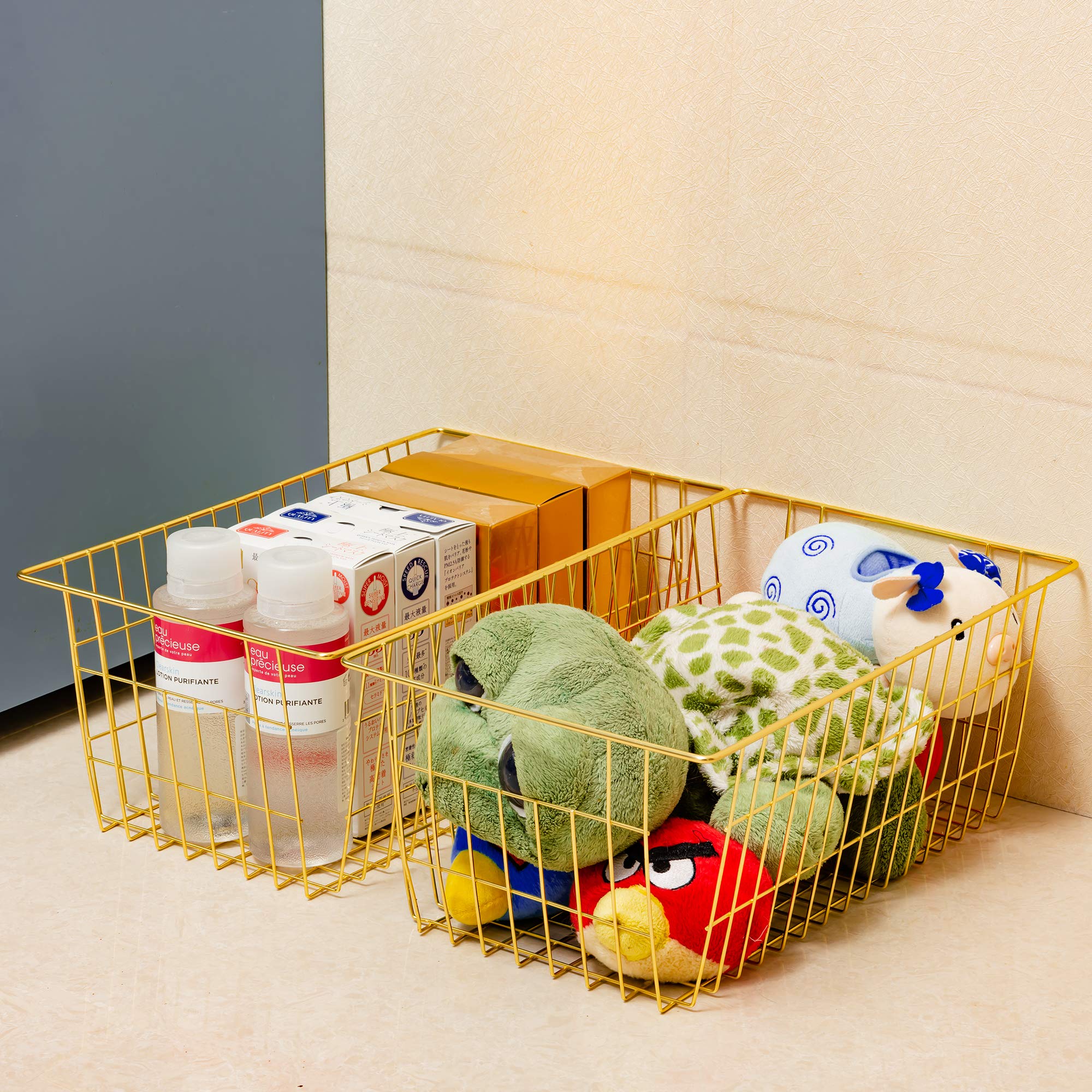 Wire Baskets Storage Baskets (2 Count)