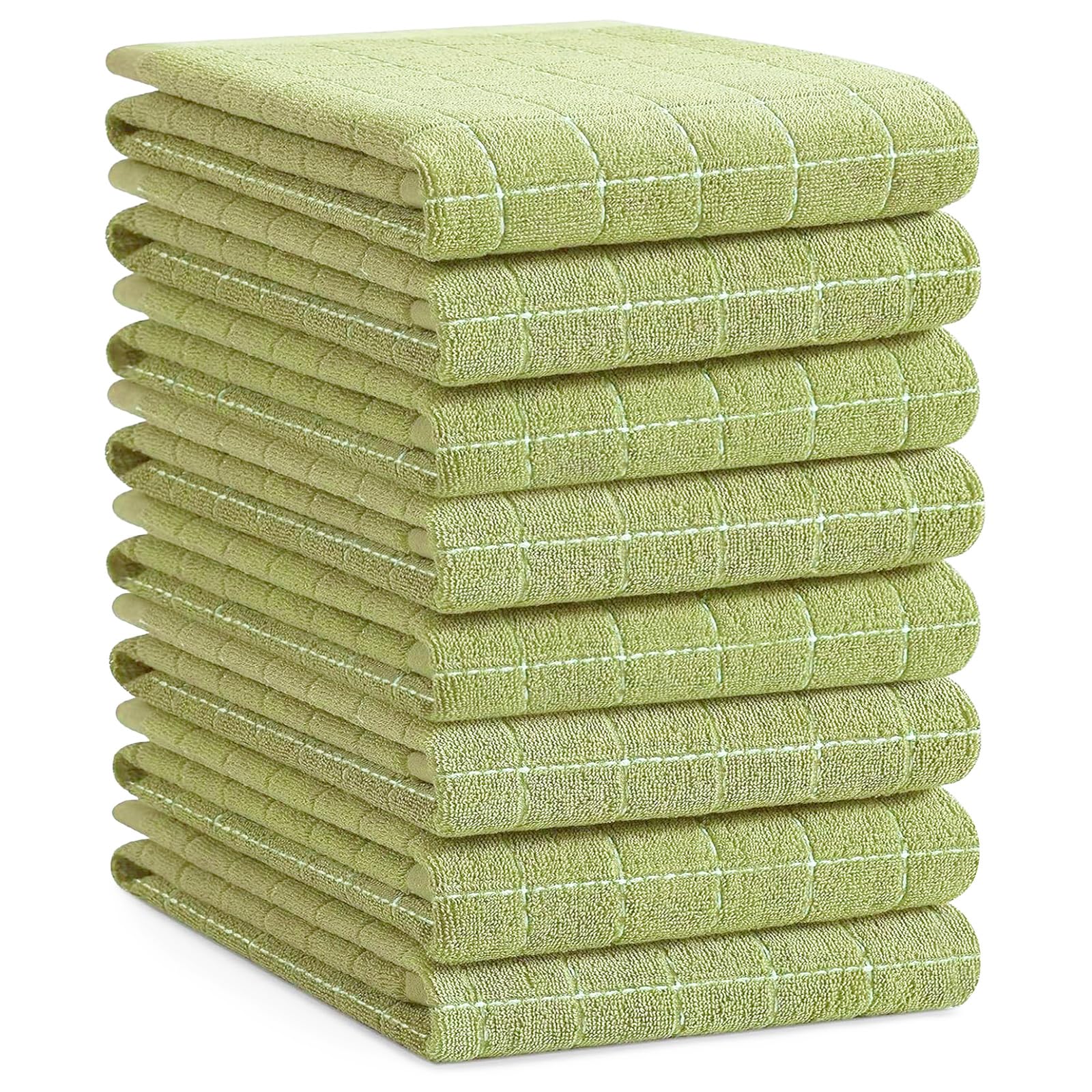 100% Cotton Terry Kitchen Towels (8 Count)