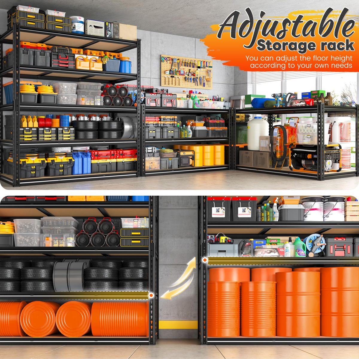 3080LBS Garage Shelving for Warehouse