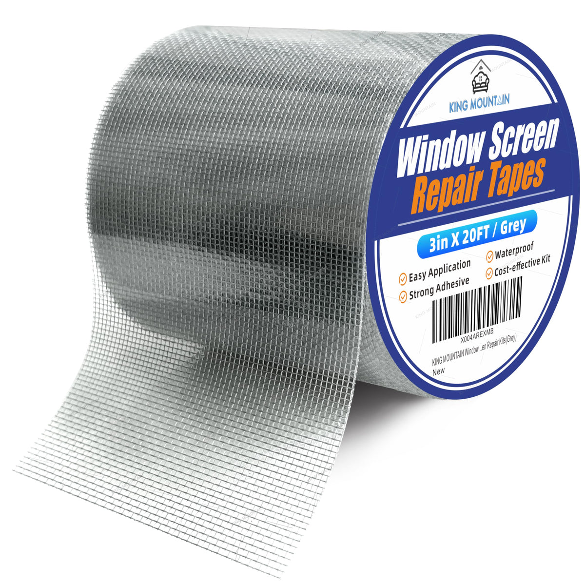 Grey Window Screen Repair Tape (20 Foot)