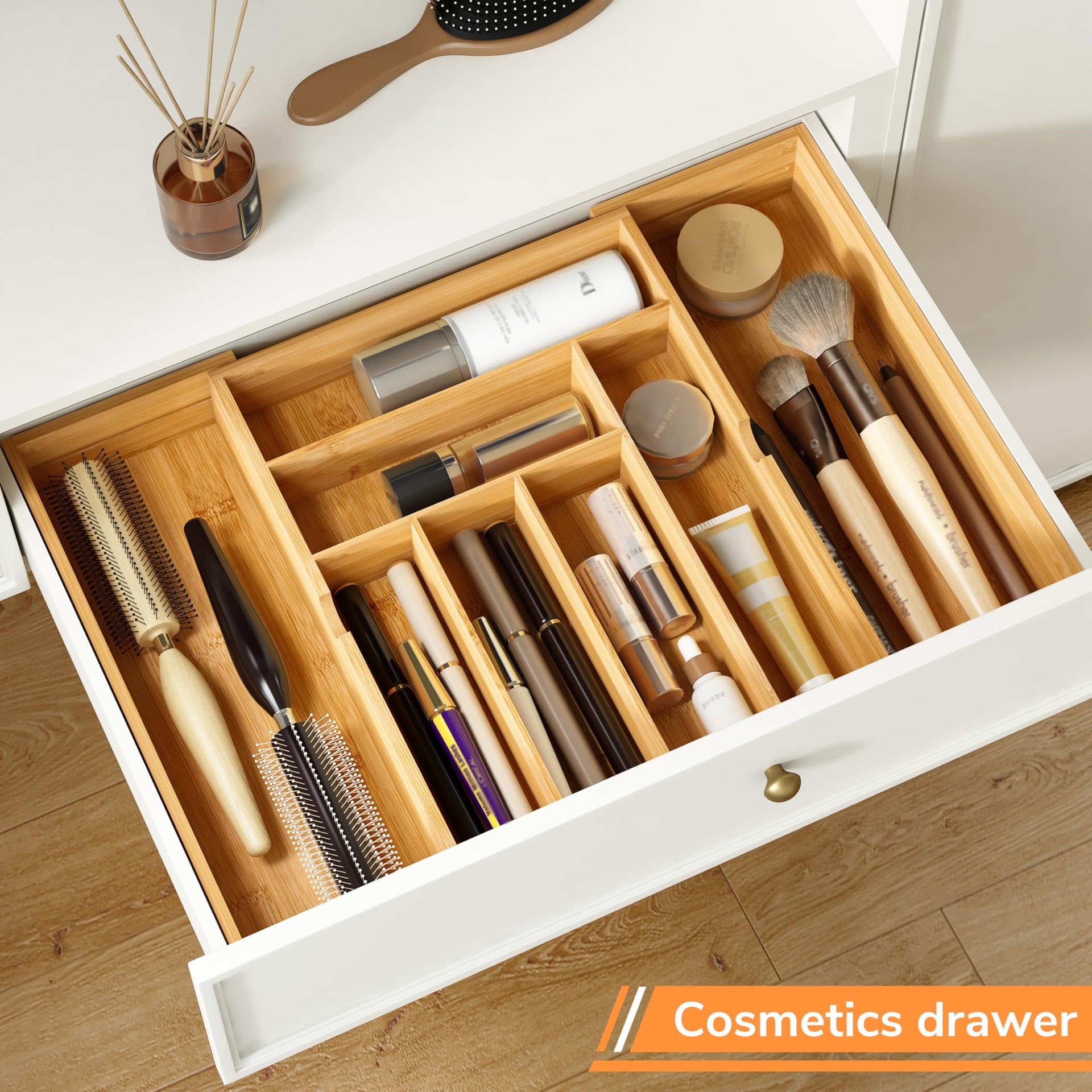 3" Deepth Expandable Drawer Organizer
