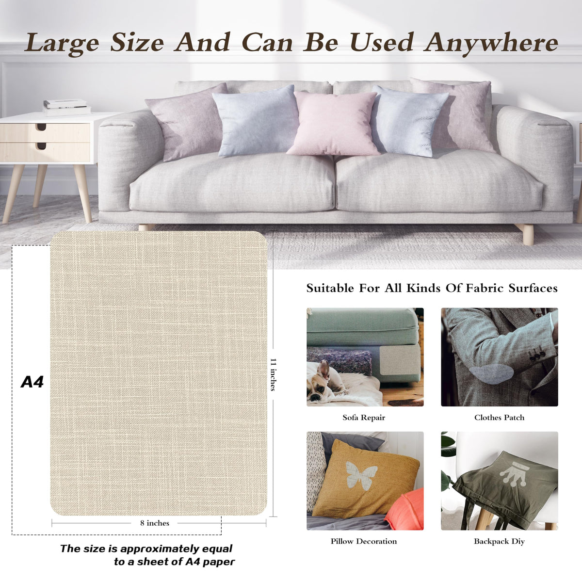 Fine Linen Fabric Patches