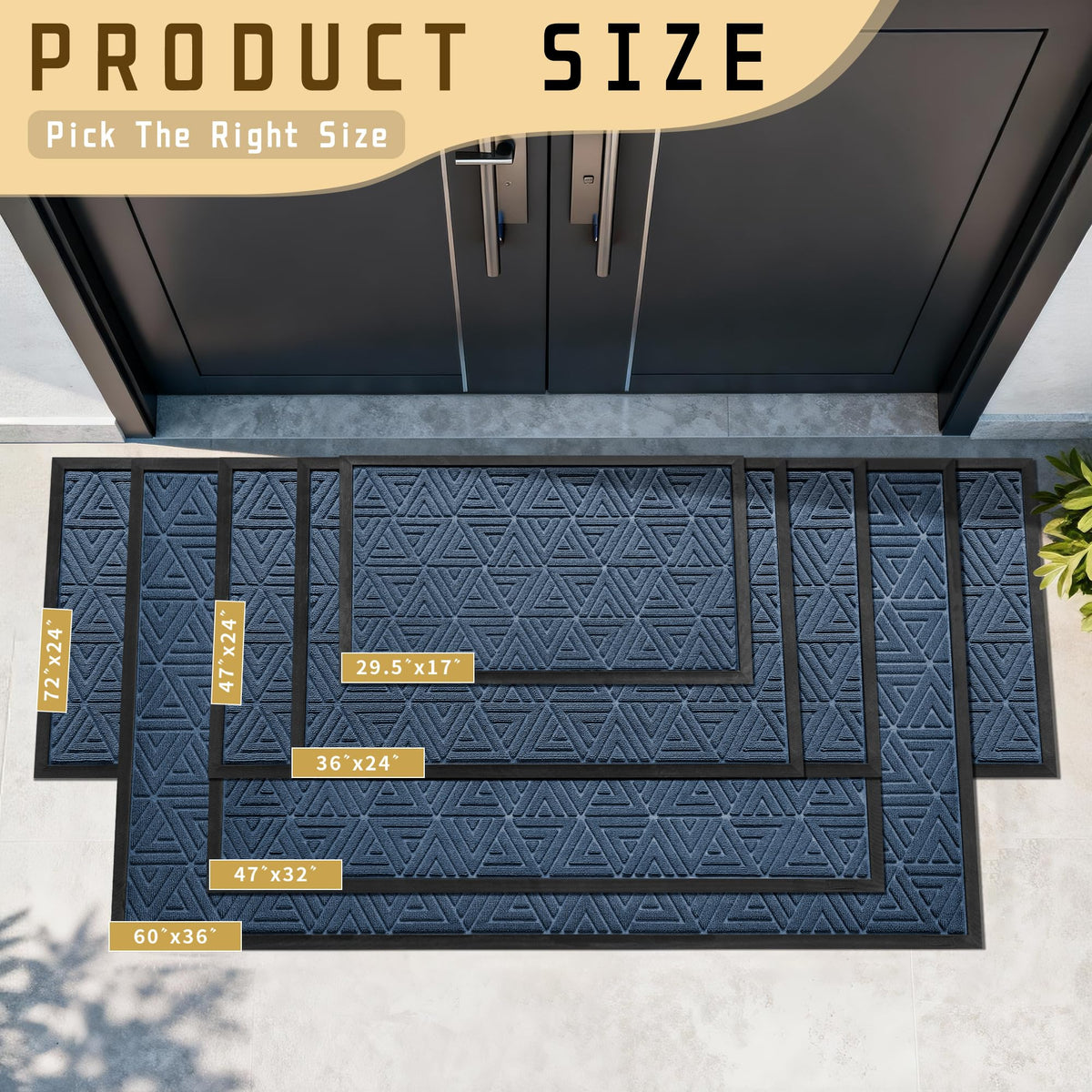 Large Door Mat 47x32 (14.67 Sq Ft)